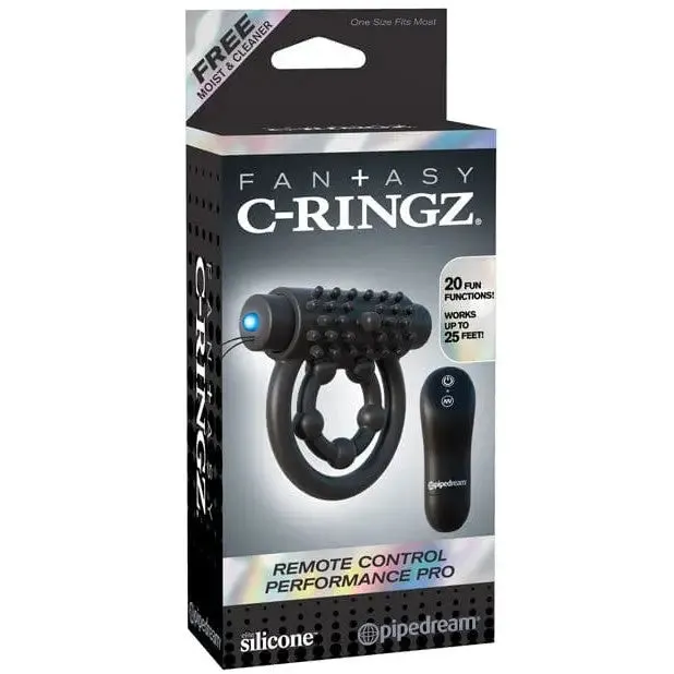 Fantasy C-ringz Remote Control Performance Pro - Black