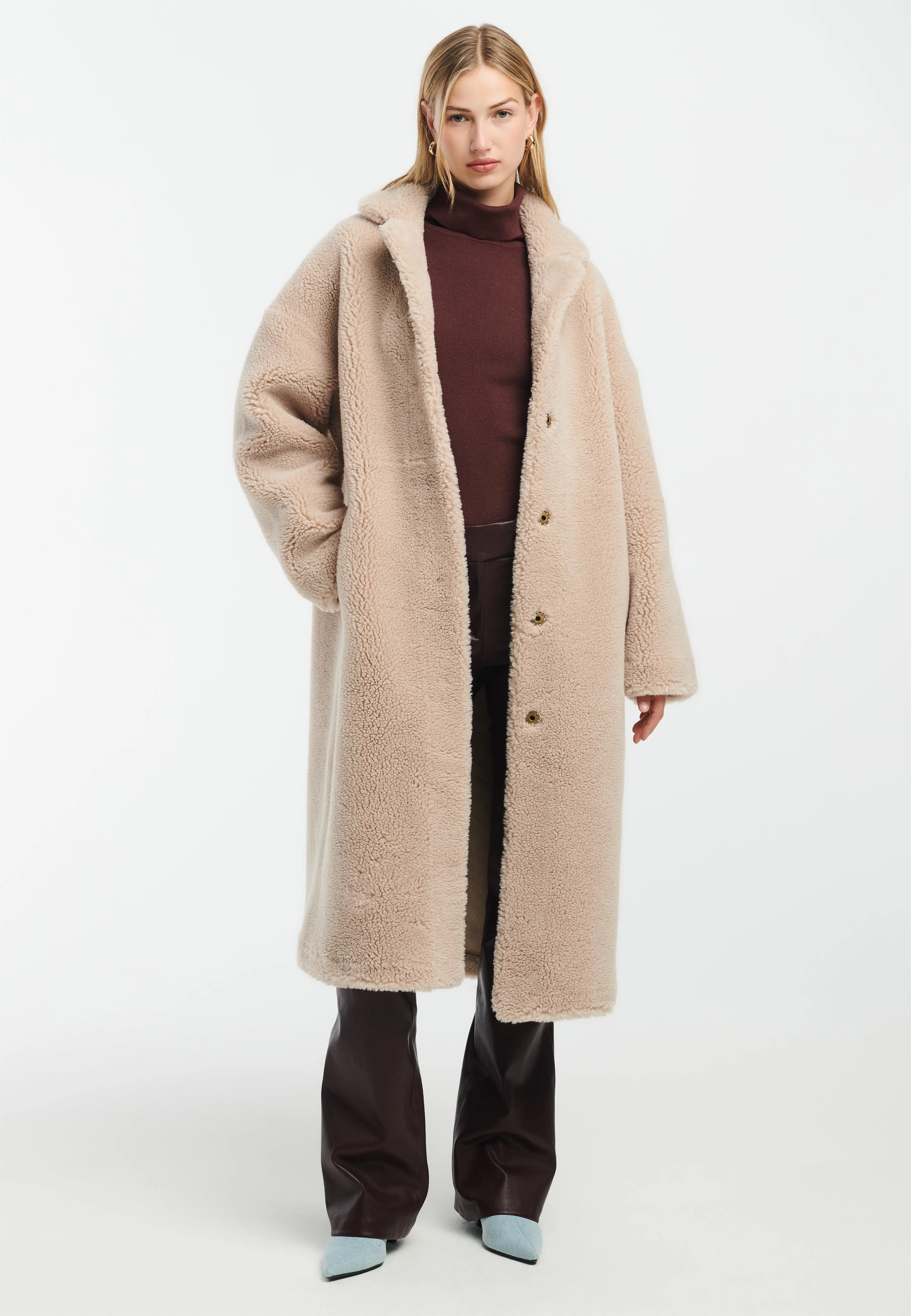 FLORENCE Teddy Wool Coat