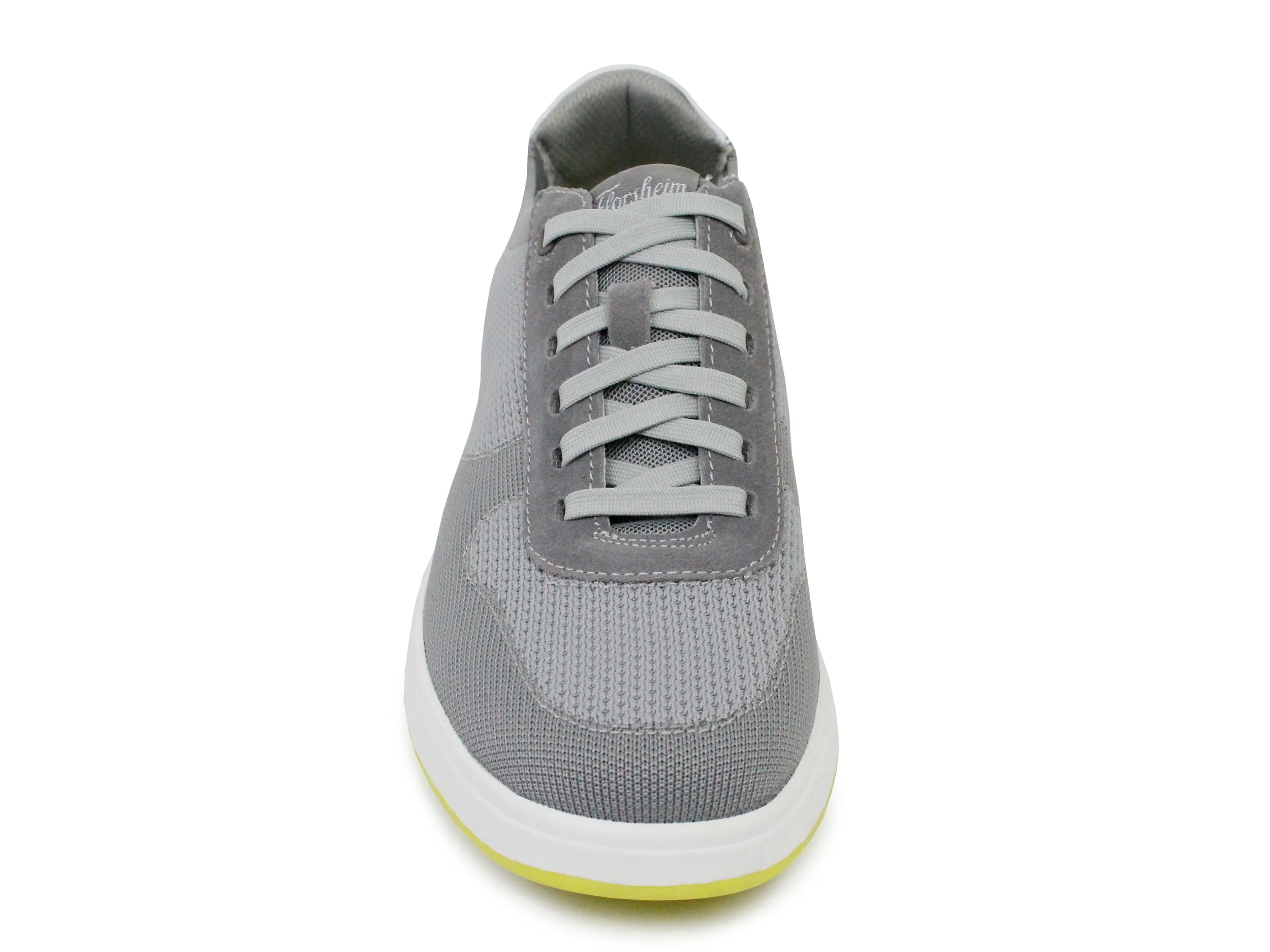 Florsheim 35548  Young Men's Shoe - Knit 6-Eye Lace To Toe Sneaker - Grey