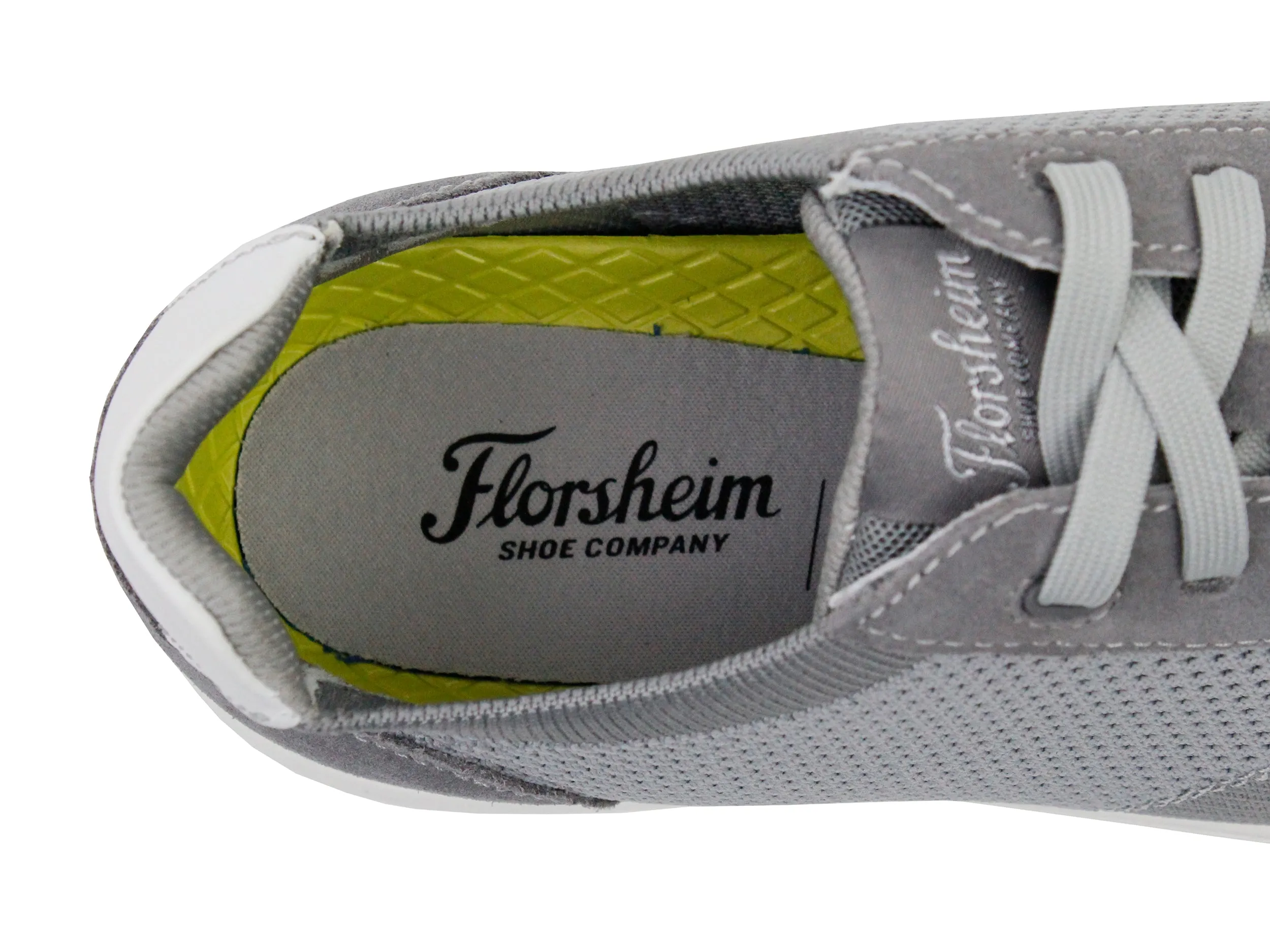 Florsheim 35548  Young Men's Shoe - Knit 6-Eye Lace To Toe Sneaker - Grey