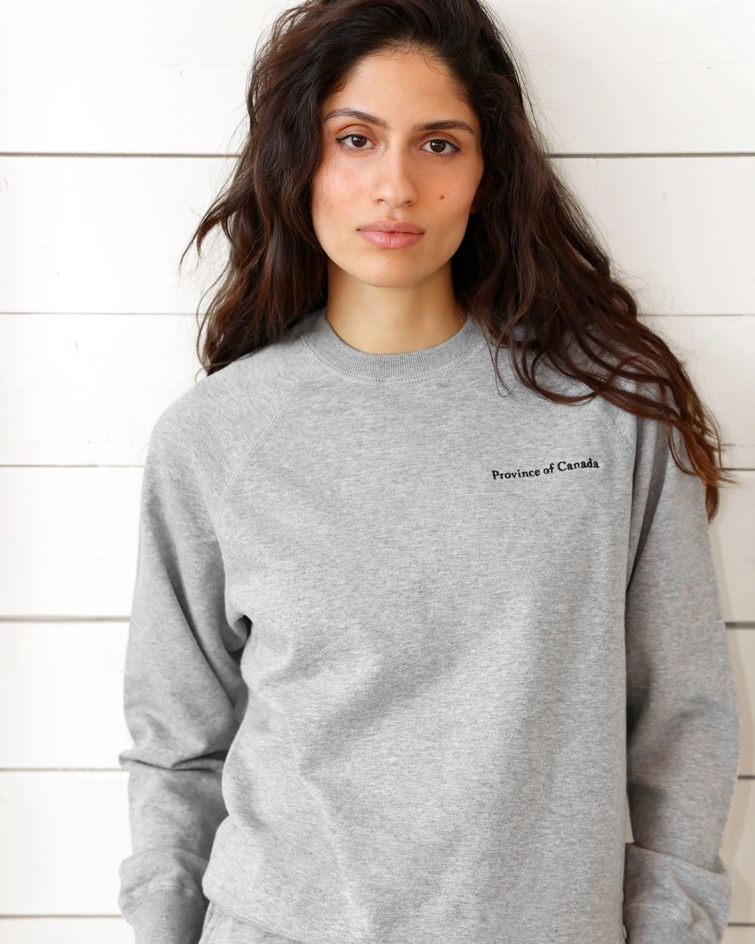 French Terry Sweatshirt Heather Grey