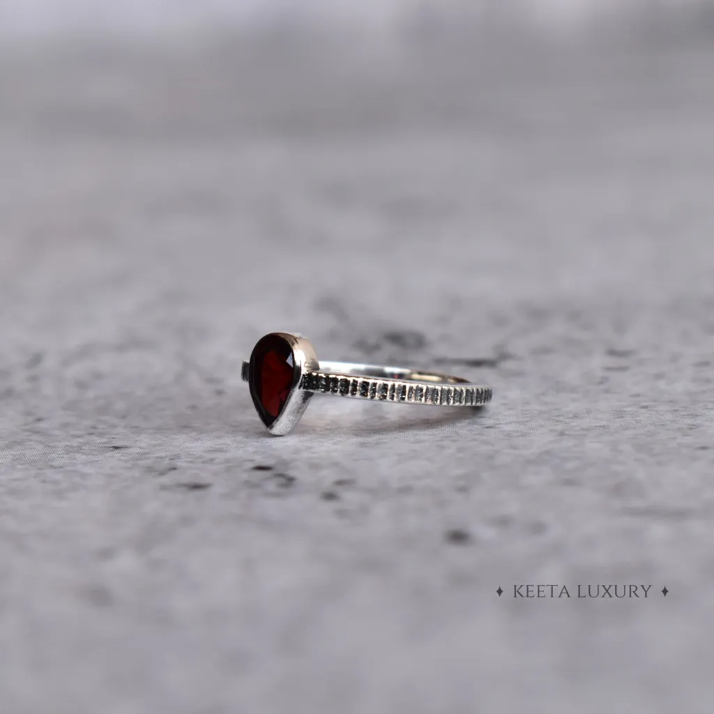 Gypsy Soul - Garnet Ring