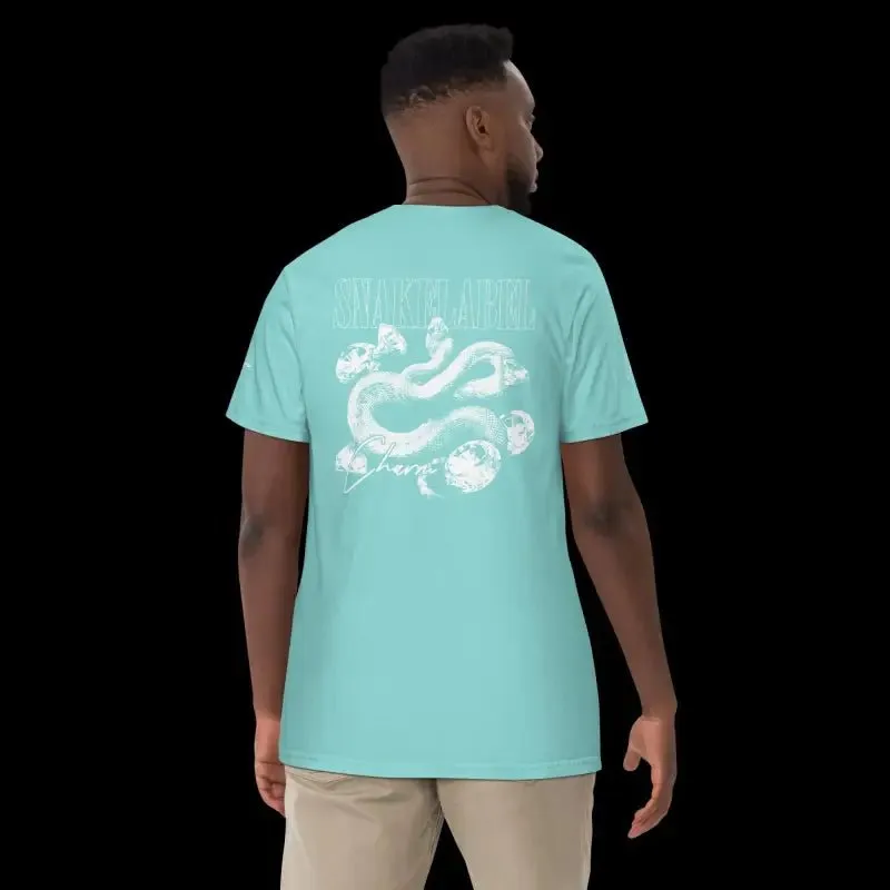 HEAVYWEIGHT T-SHIRT SNAKE: 100% Ring-Spun Cotton, Vibrant Color, Relaxed Fit