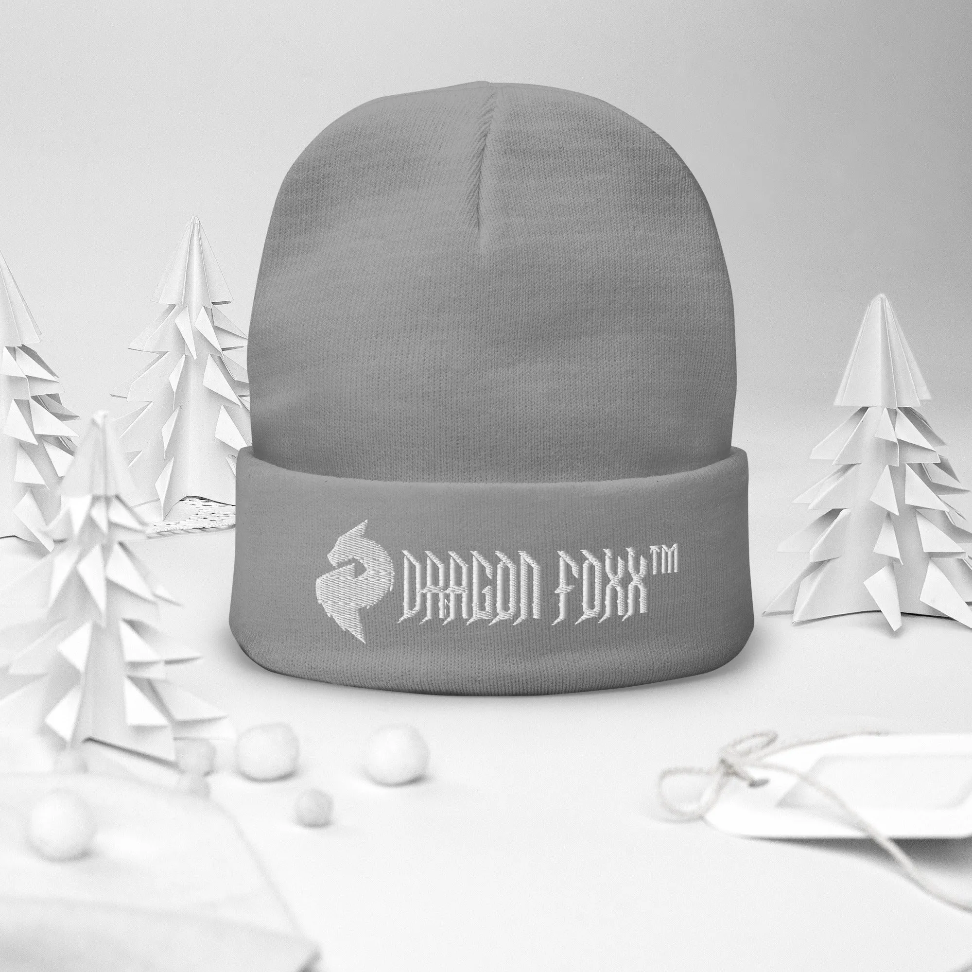 His or Hers Dragon Foxx™ Embroidered Beanie in 6 Colors