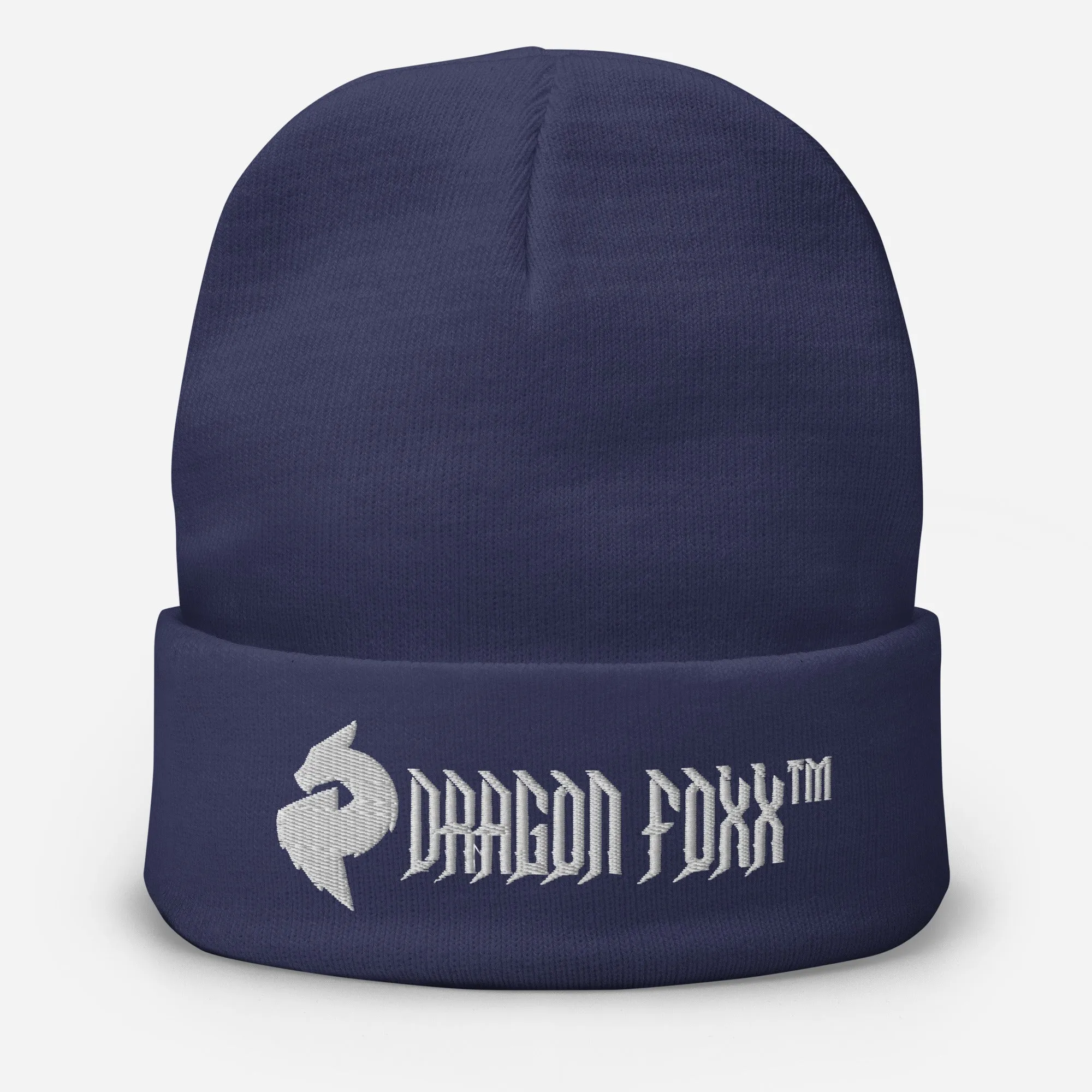 His or Hers Dragon Foxx™ Embroidered Beanie in 6 Colors