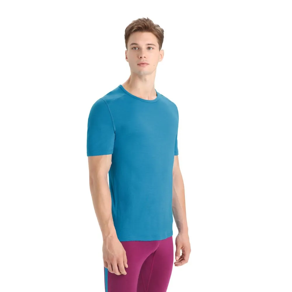 icebreaker Merino Base Layer Men's 200 Oasis Short Sleeve Crewe - Kyanite