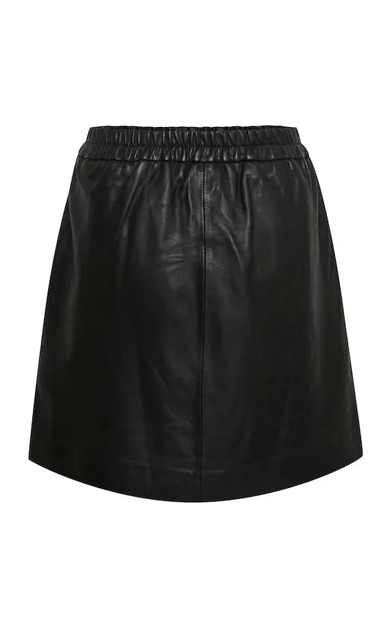 In Wear - Wook Leather Skirt