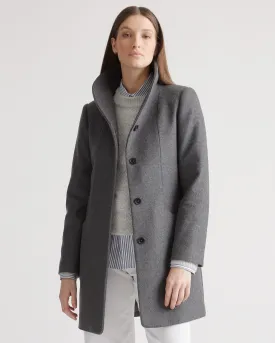 Italian Wool Cocoon Coat