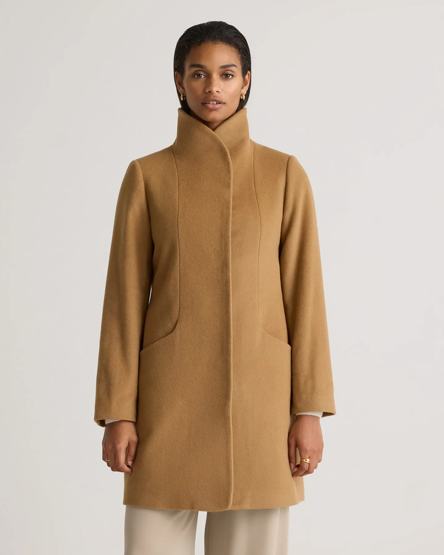 Italian Wool Cocoon Coat