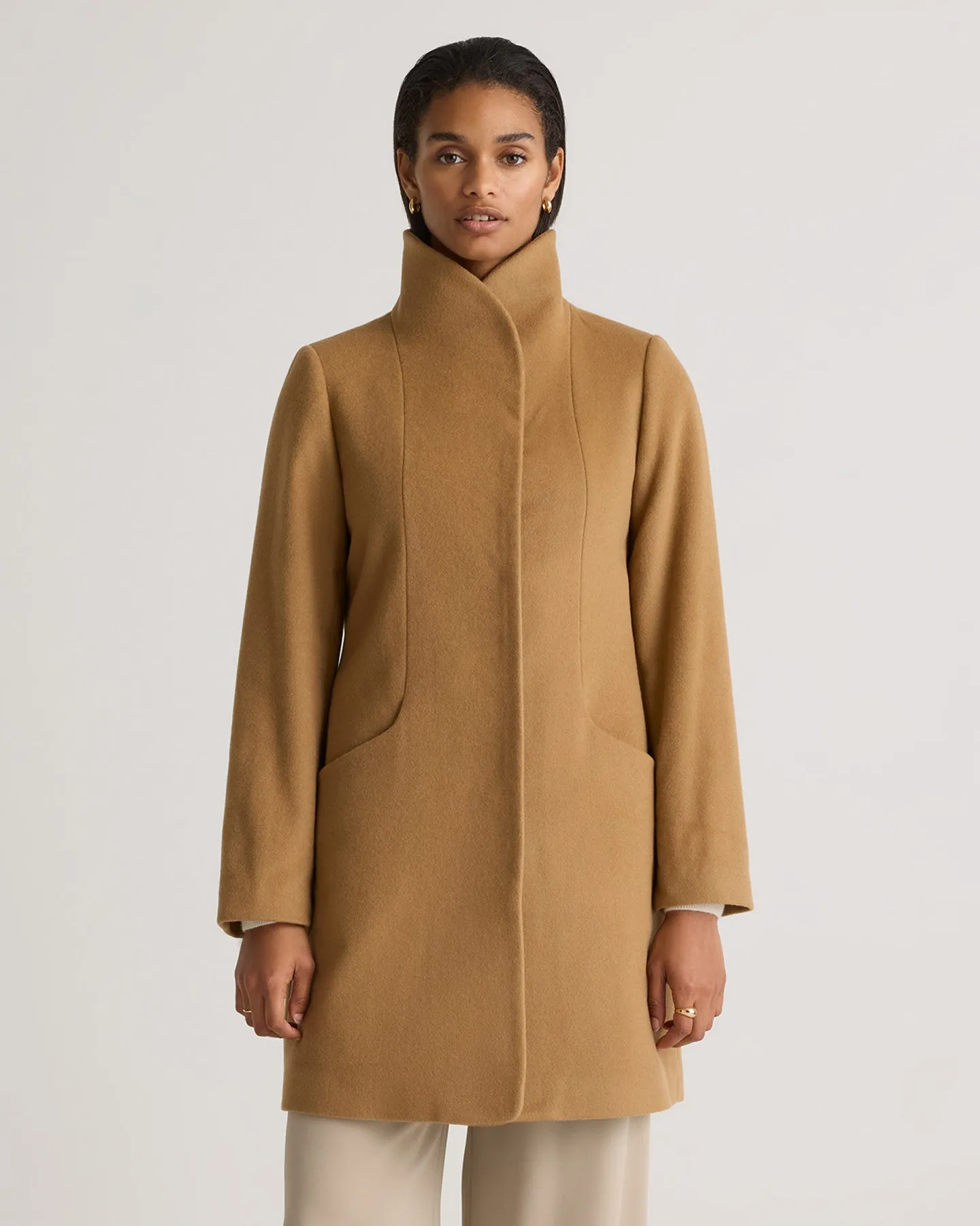 Italian Wool Cocoon Coat