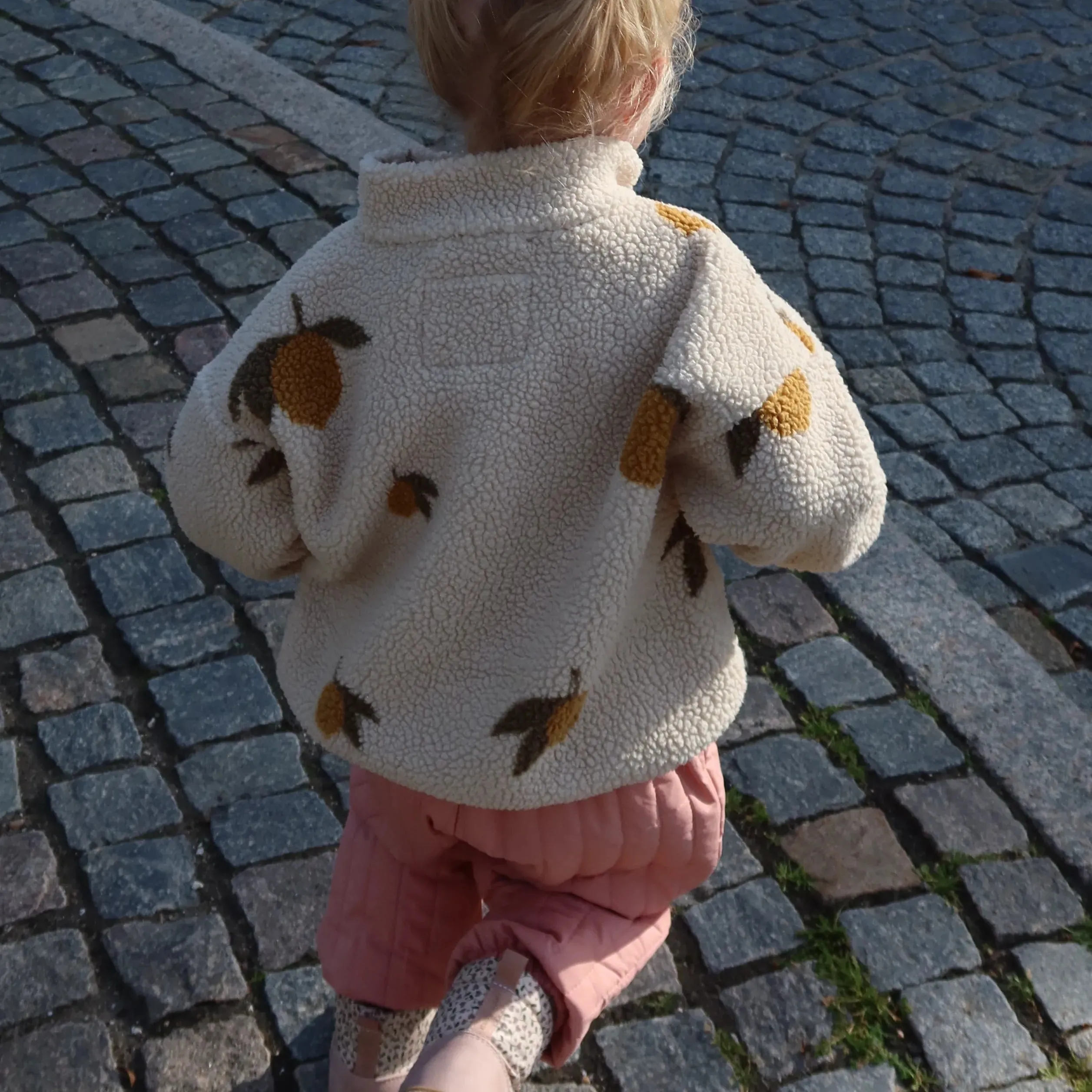 Jody Lemon Print Teddy Borg Fleece Jacket