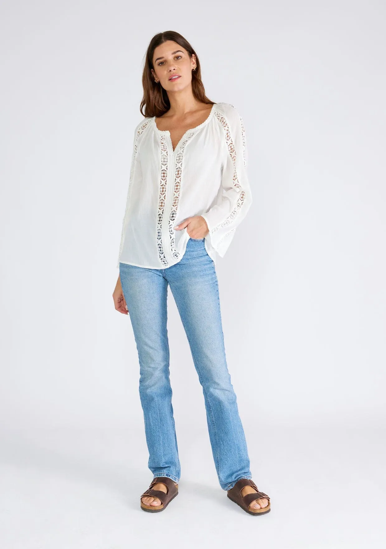 Lilah Bell Sleeve Blouse