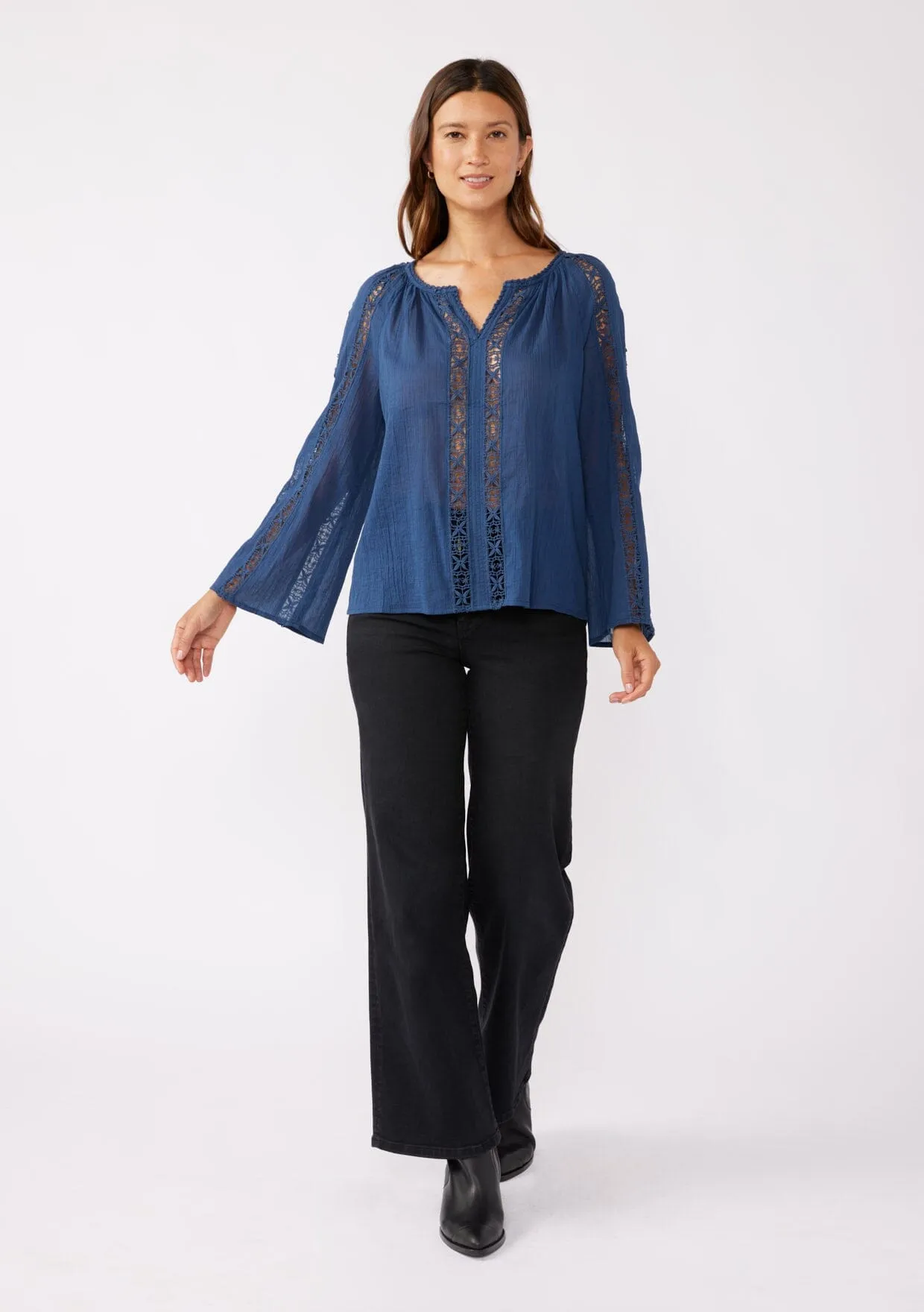 Lilah Bell Sleeve Blouse