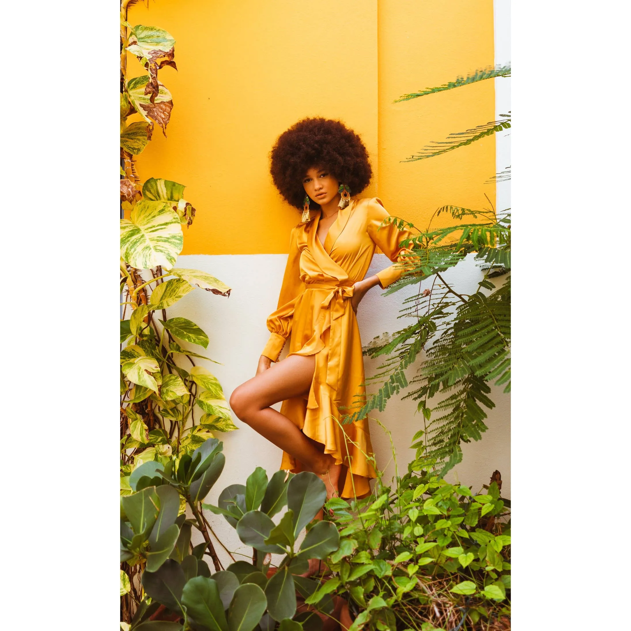 Marigold Wrap Dress