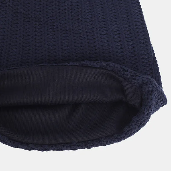 Men Knit Braids Slouch Beanie Hats B019