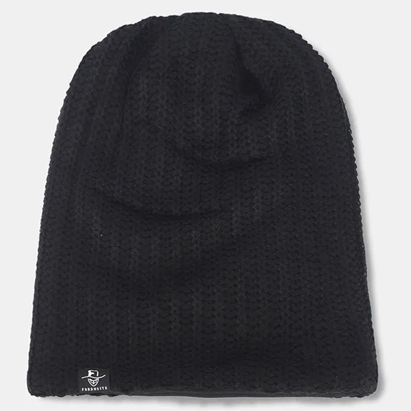 Men Knit Braids Slouch Beanie Hats B019