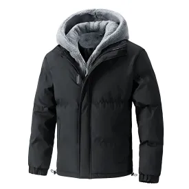 Men's Hooded Puffer Winter Jacket