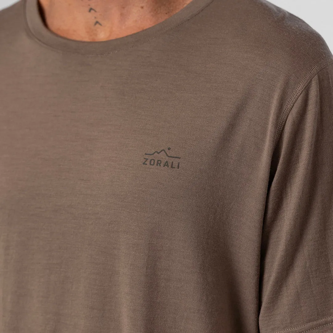 Mens Merino T-Shirt Tawny