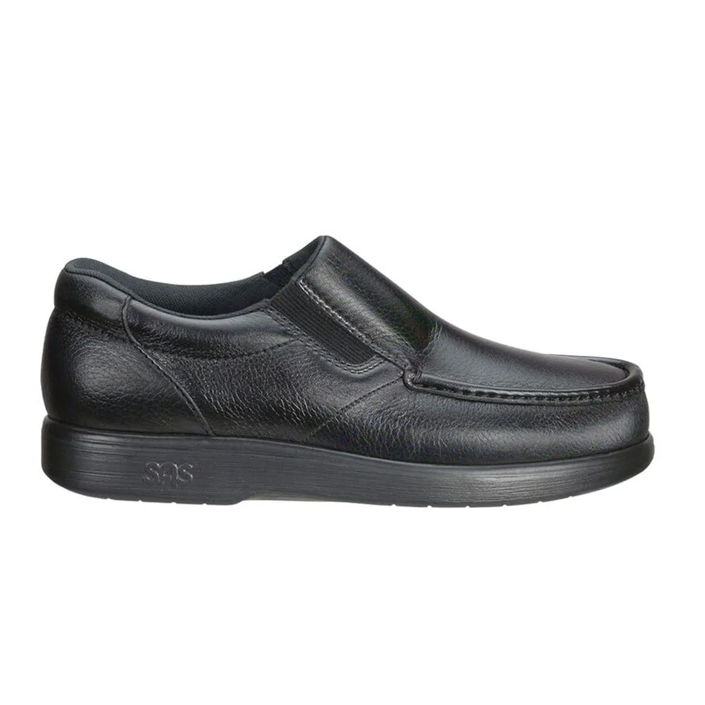 Men's Side Gore Slip On Loafer Black