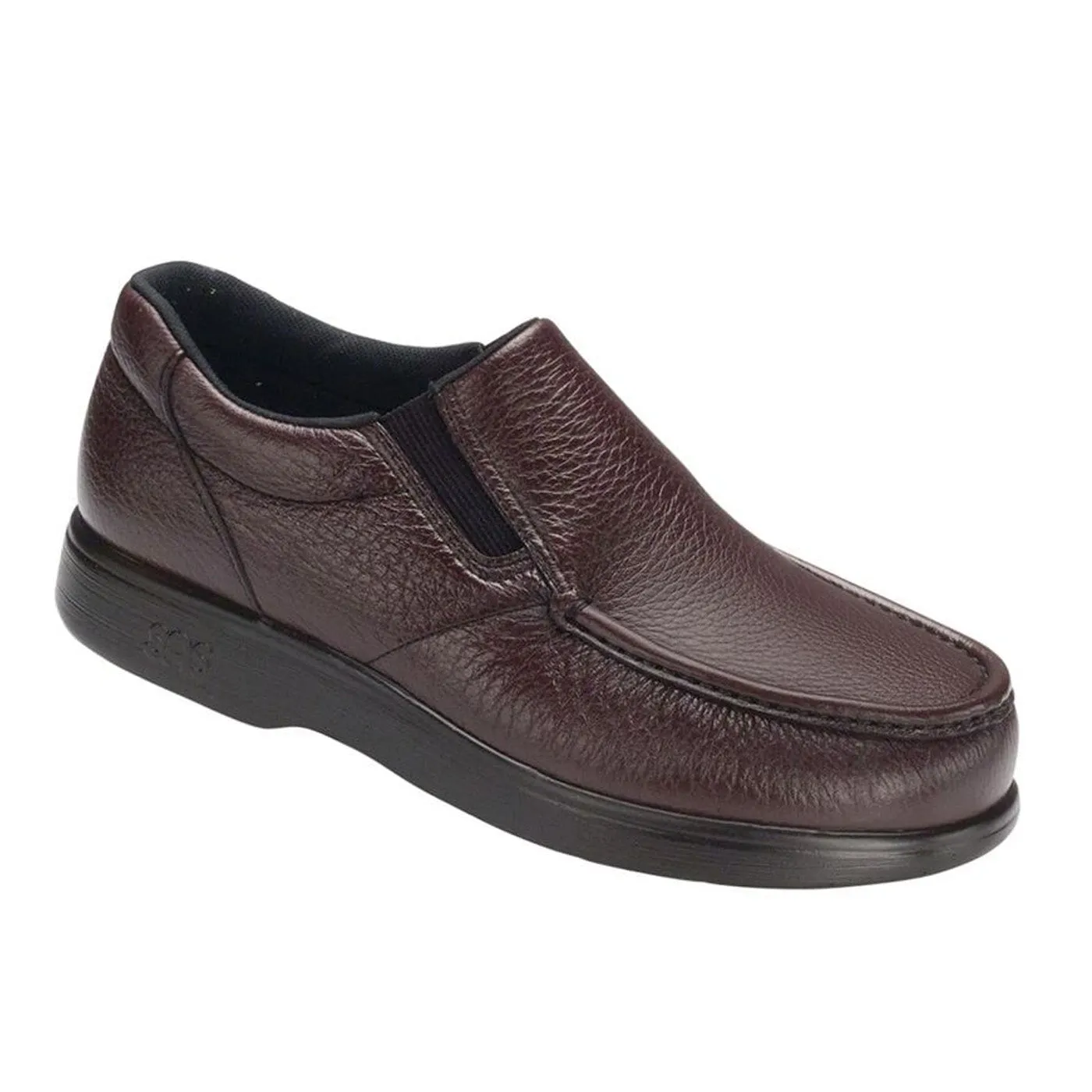 Men's Side Gore Slip On Loafer Cordovan