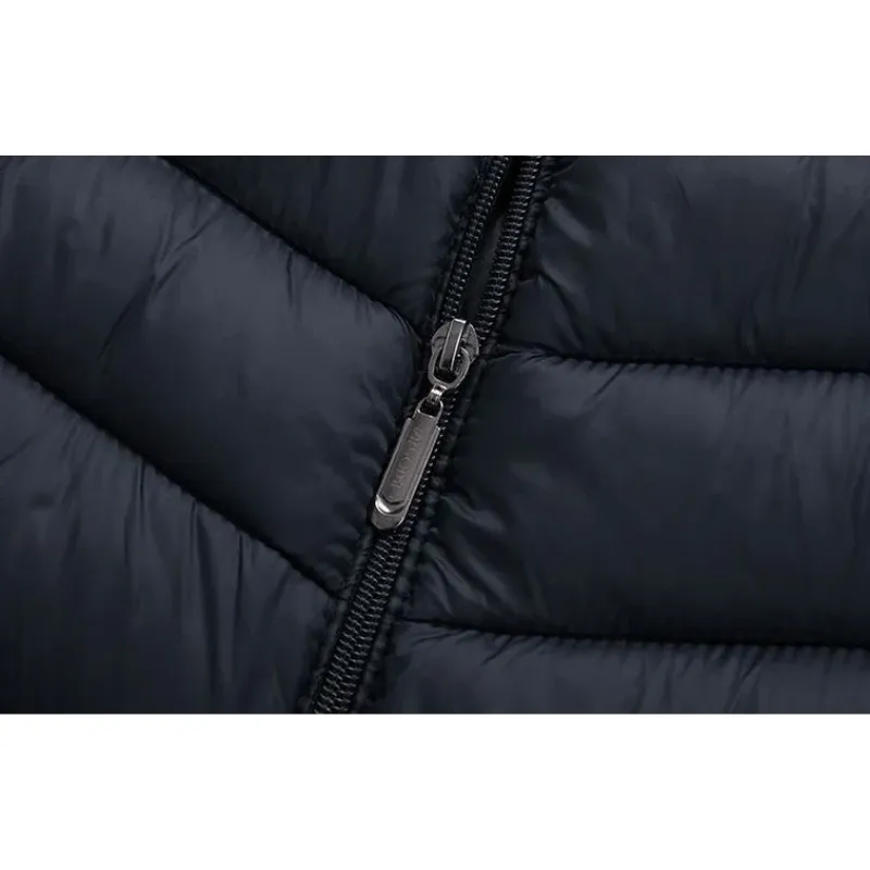 Men's Trendy Lightweight Puffer Jacket with Hood and Zipper | Perfect for Autumn/Winter