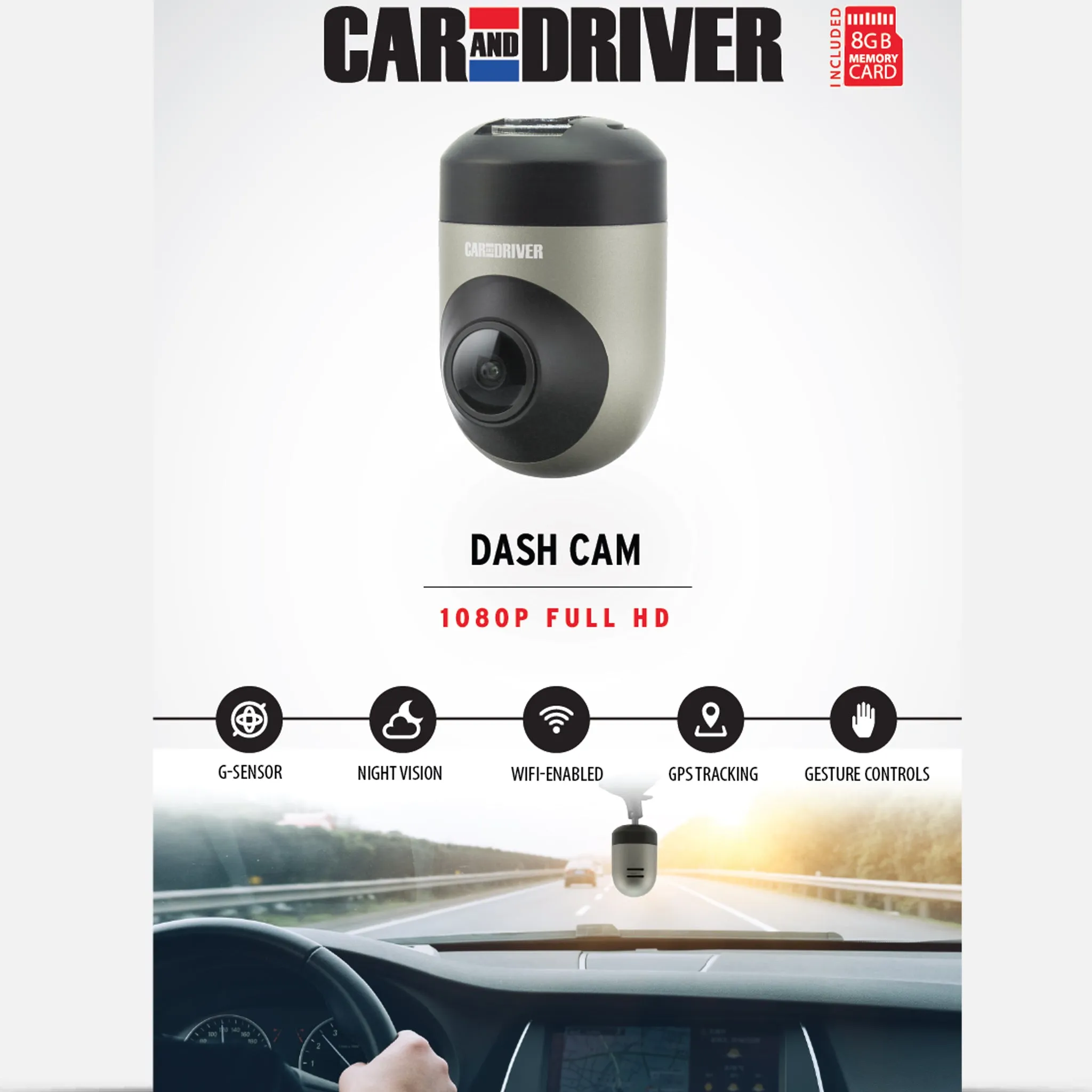 MINIOPRO DASH CAM - CAR AND DRIVER CDC628SL