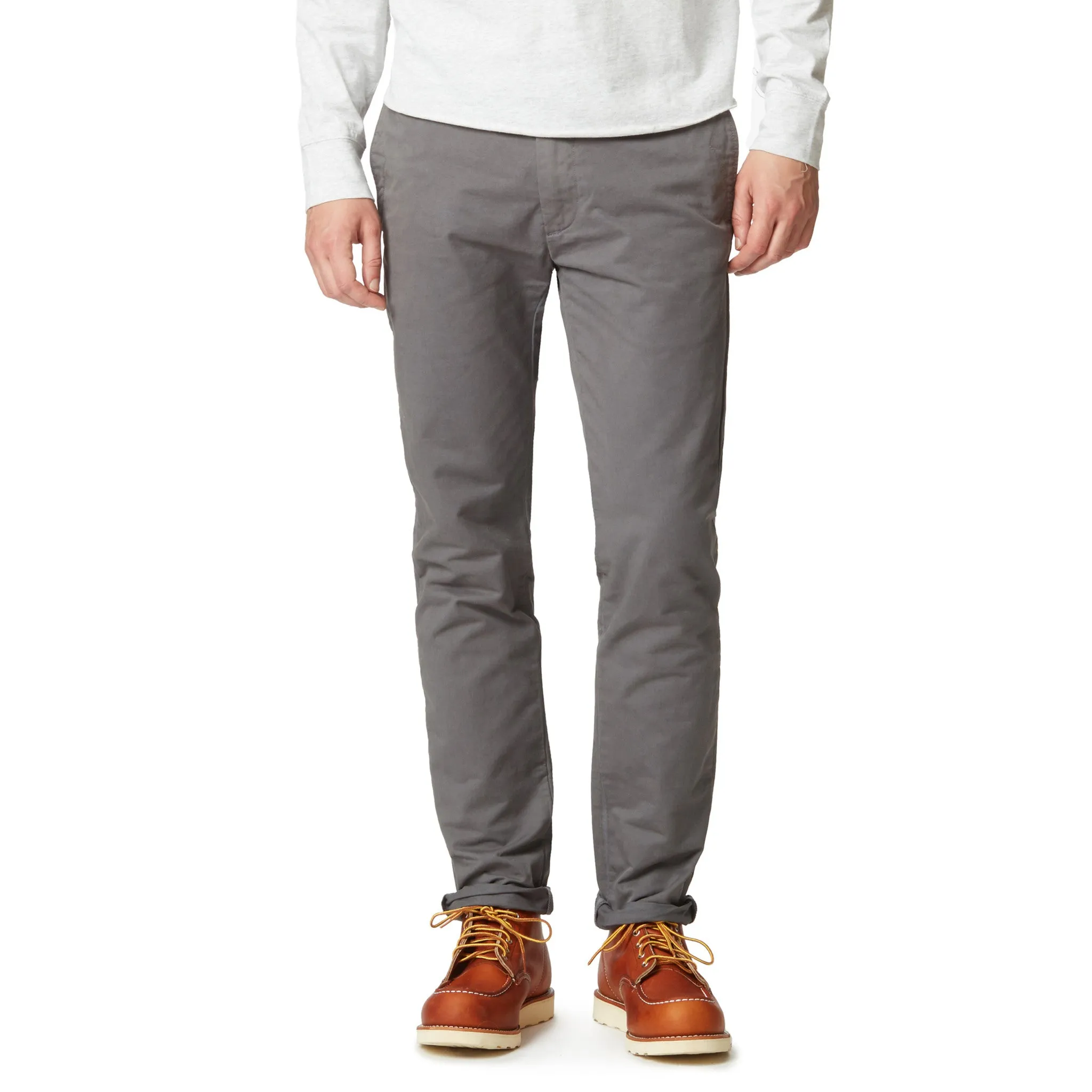 Newport Slim Fit Chino - Mid Gray (Final Sale)