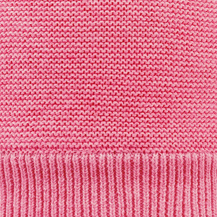 Organic Beanie Love Fuschia