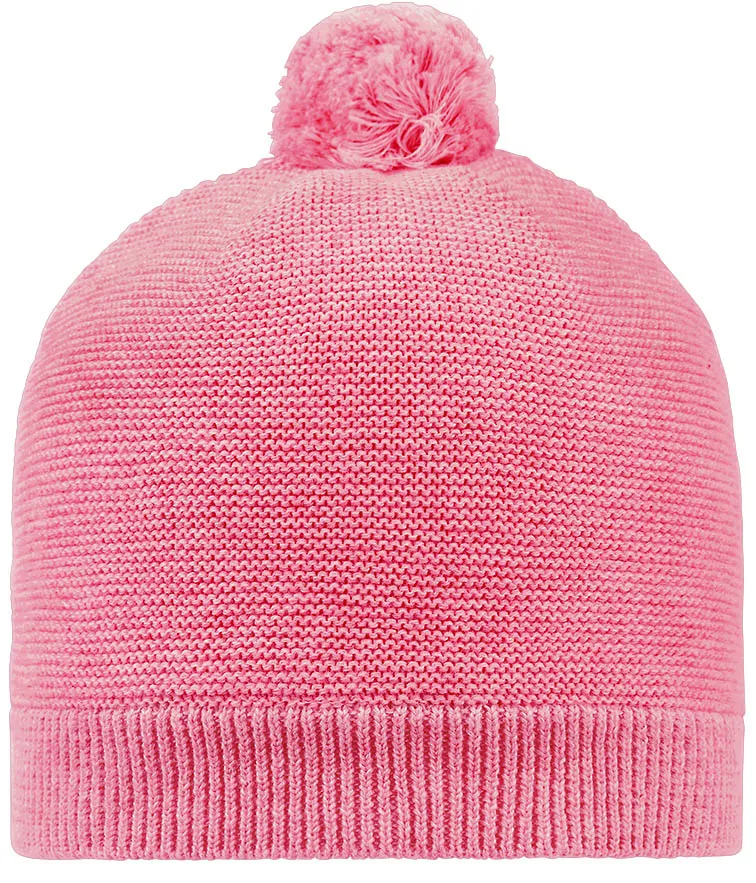 Organic Beanie Love Fuschia