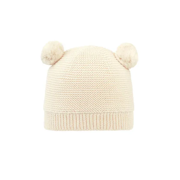 Organic Beanie Snowy | Feather