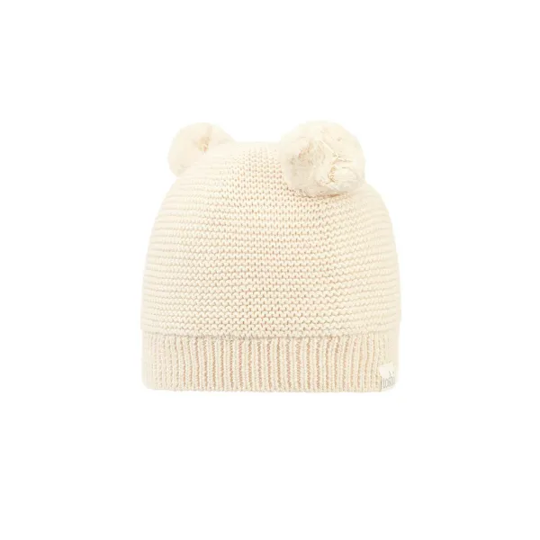 Organic Beanie Snowy | Feather