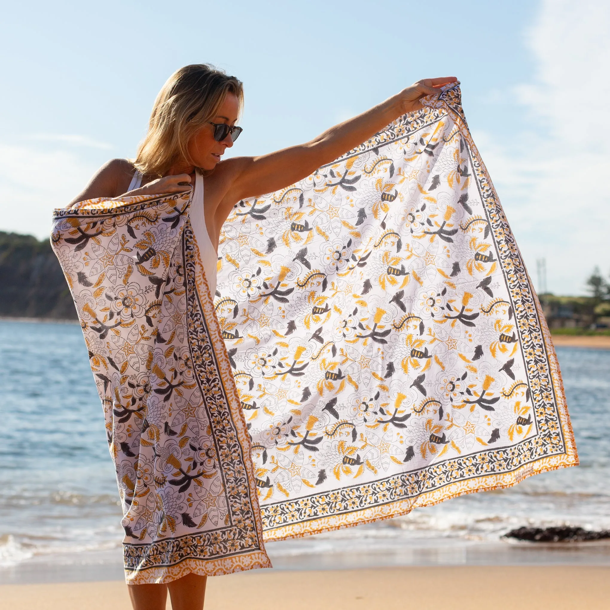 Palm Desert Cotton Sarong