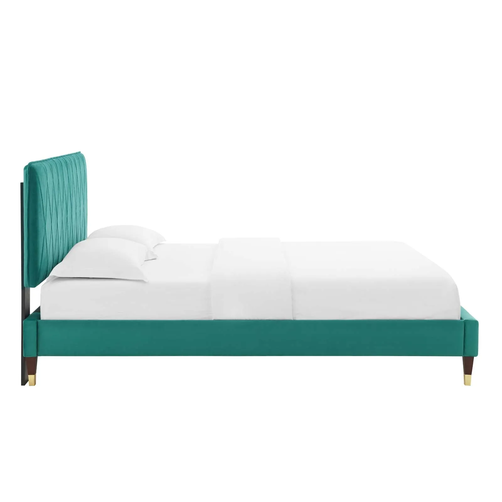 Phillipa  Performance Velvet Platform Bed