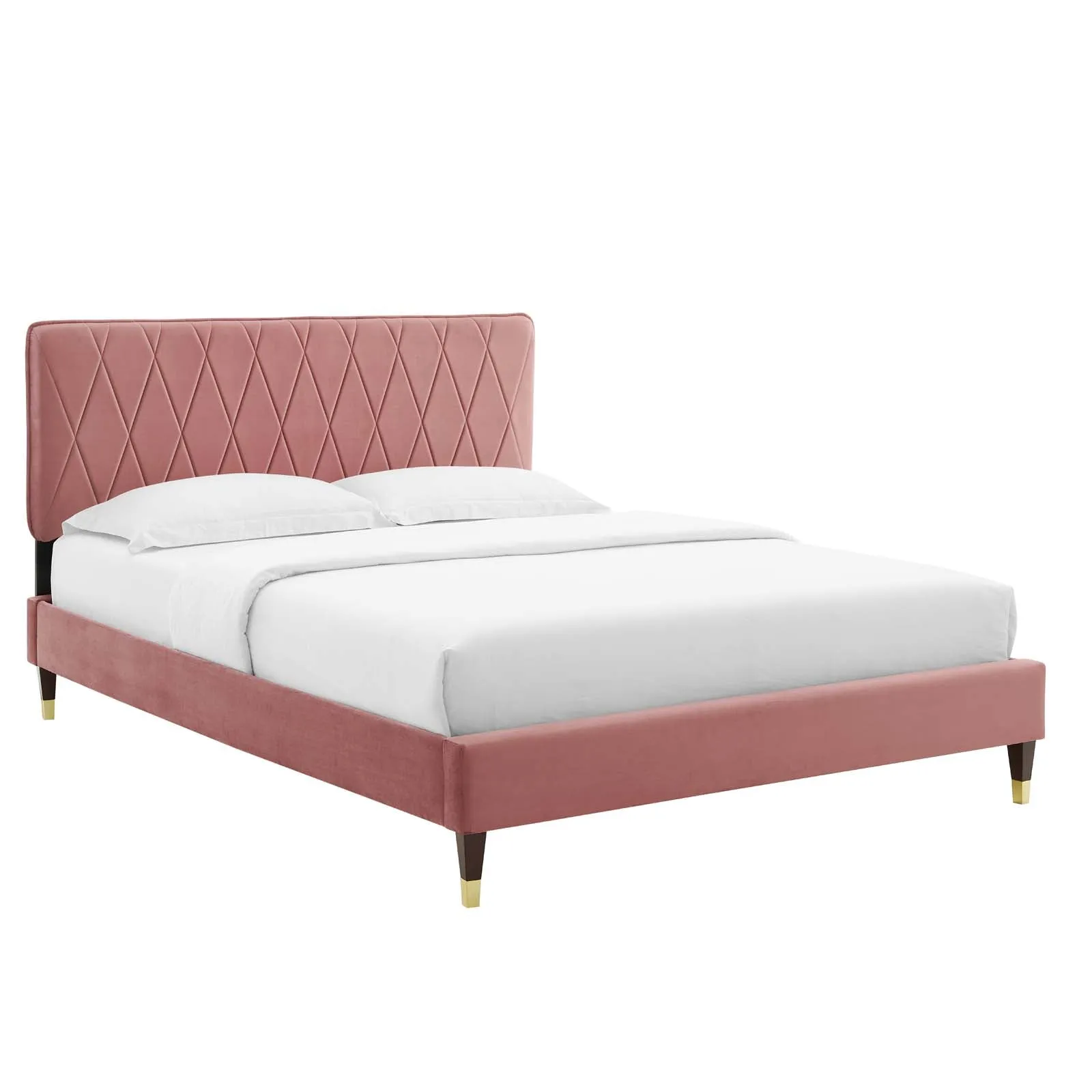 Phillipa  Performance Velvet Platform Bed