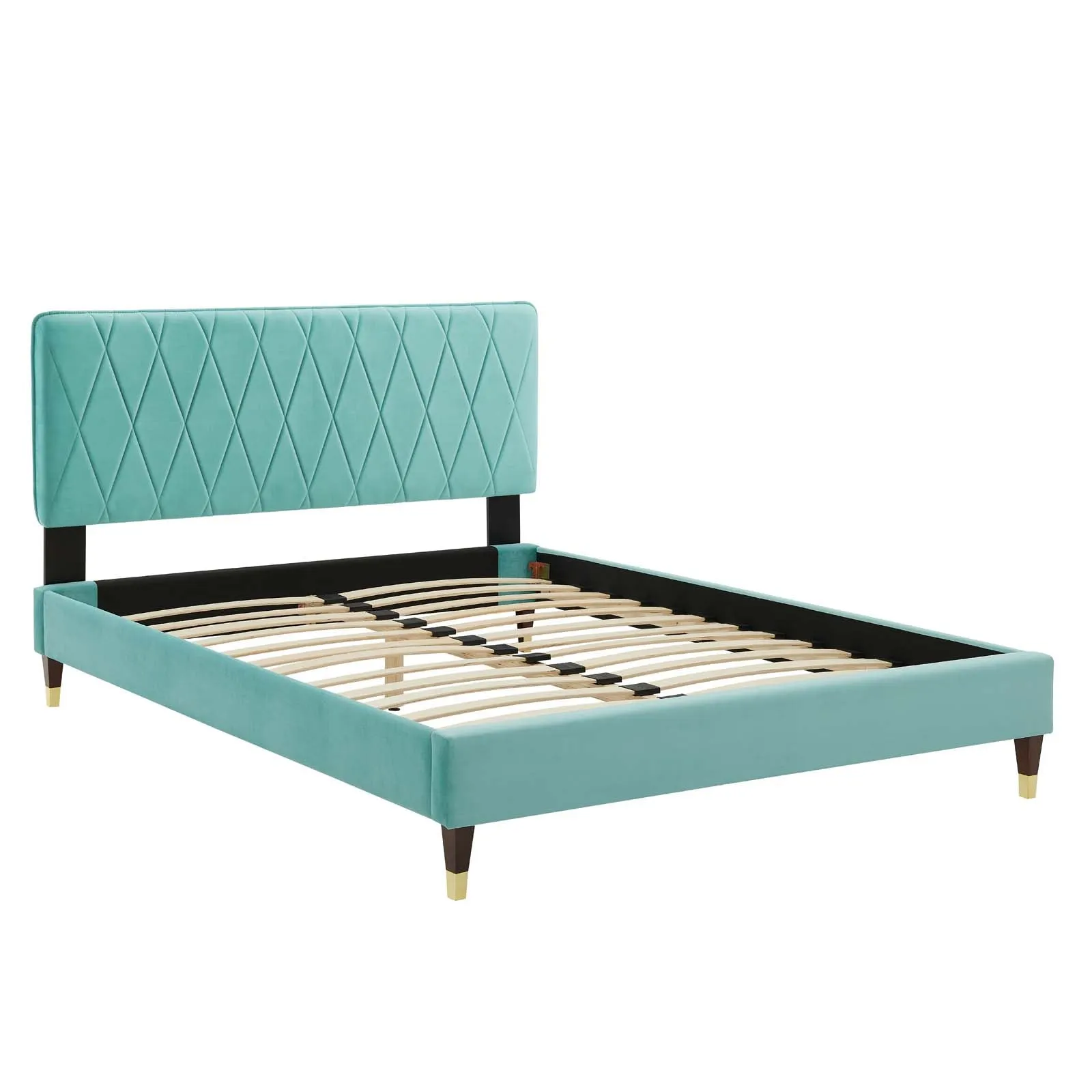 Phillipa  Performance Velvet Platform Bed