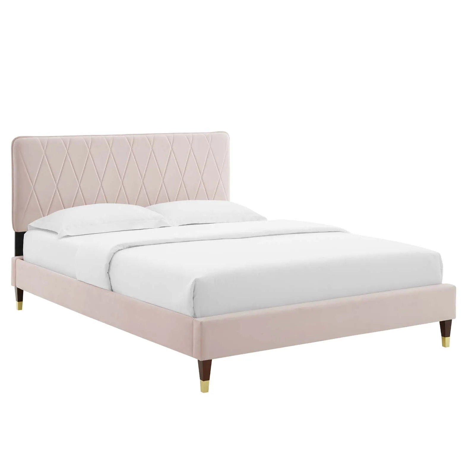 Phillipa  Performance Velvet Platform Bed