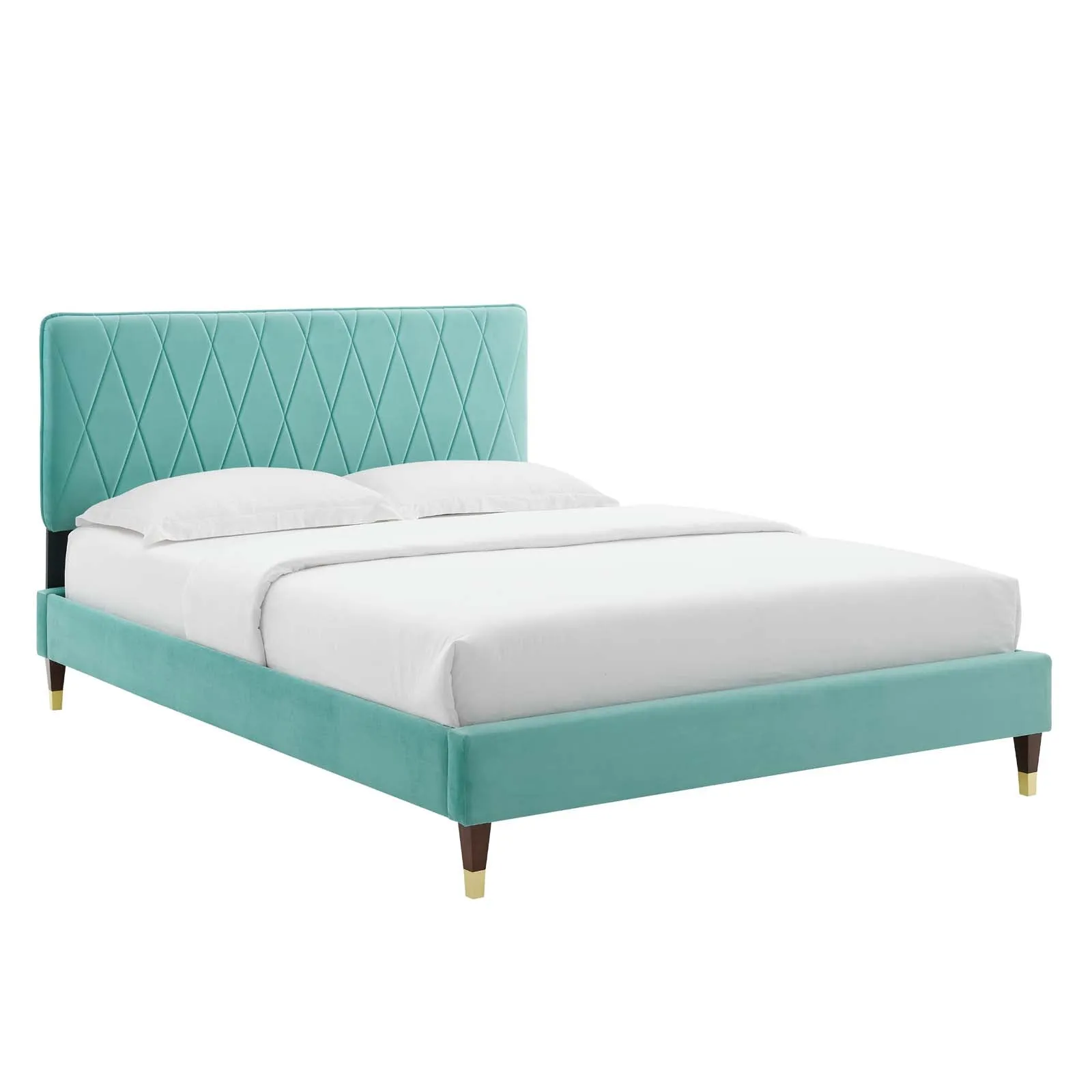 Phillipa  Performance Velvet Platform Bed