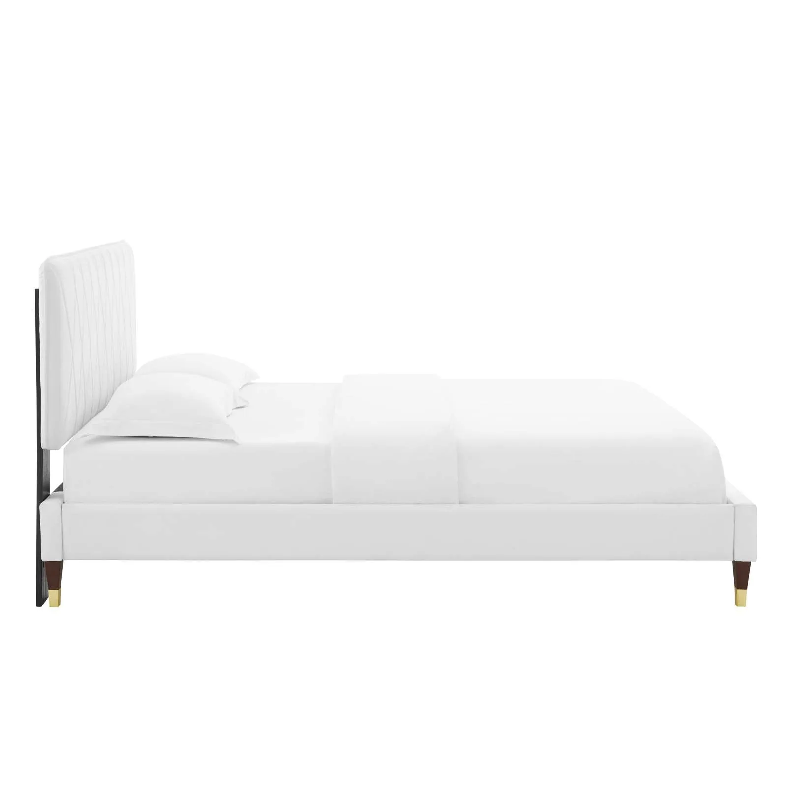 Phillipa  Performance Velvet Platform Bed