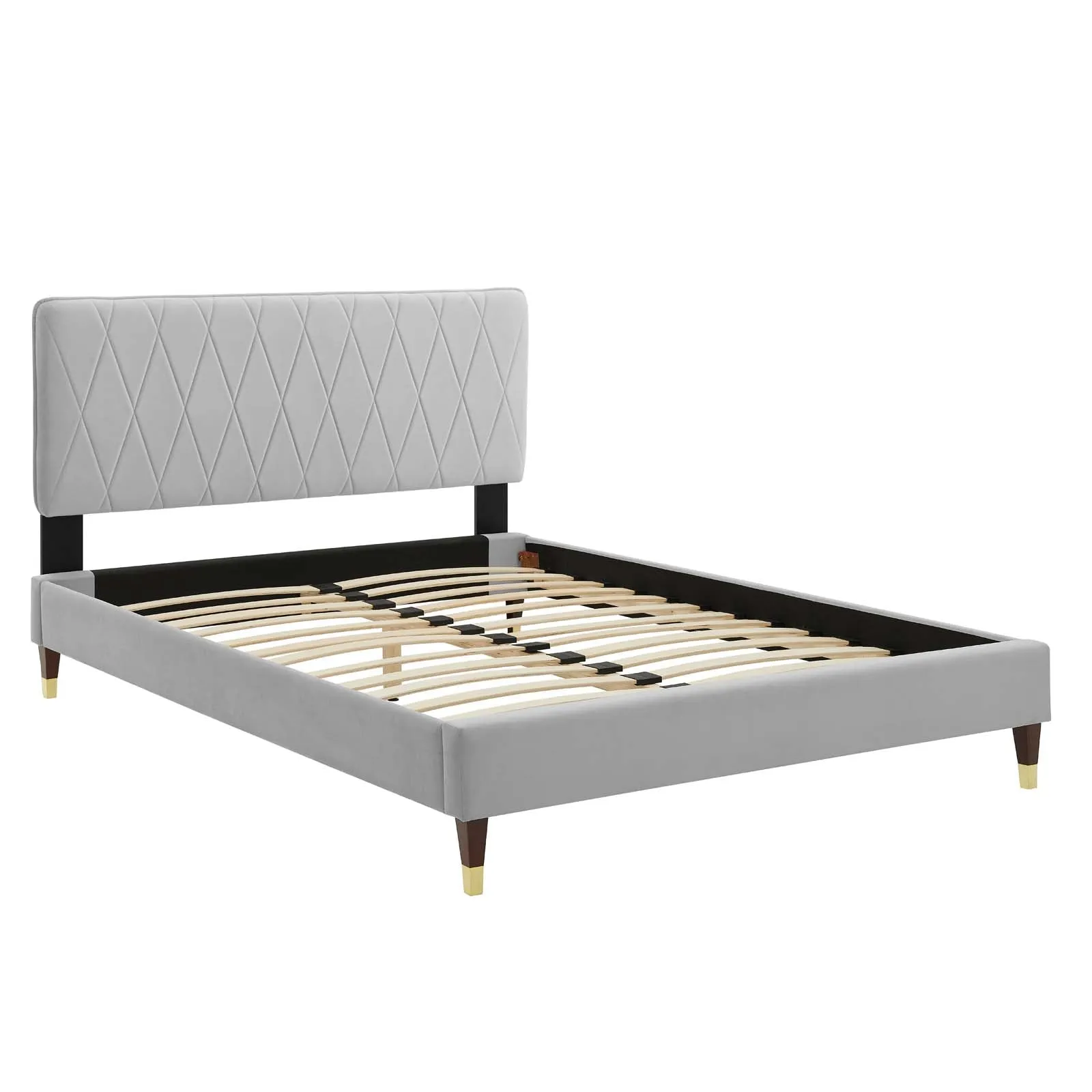 Phillipa  Performance Velvet Platform Bed