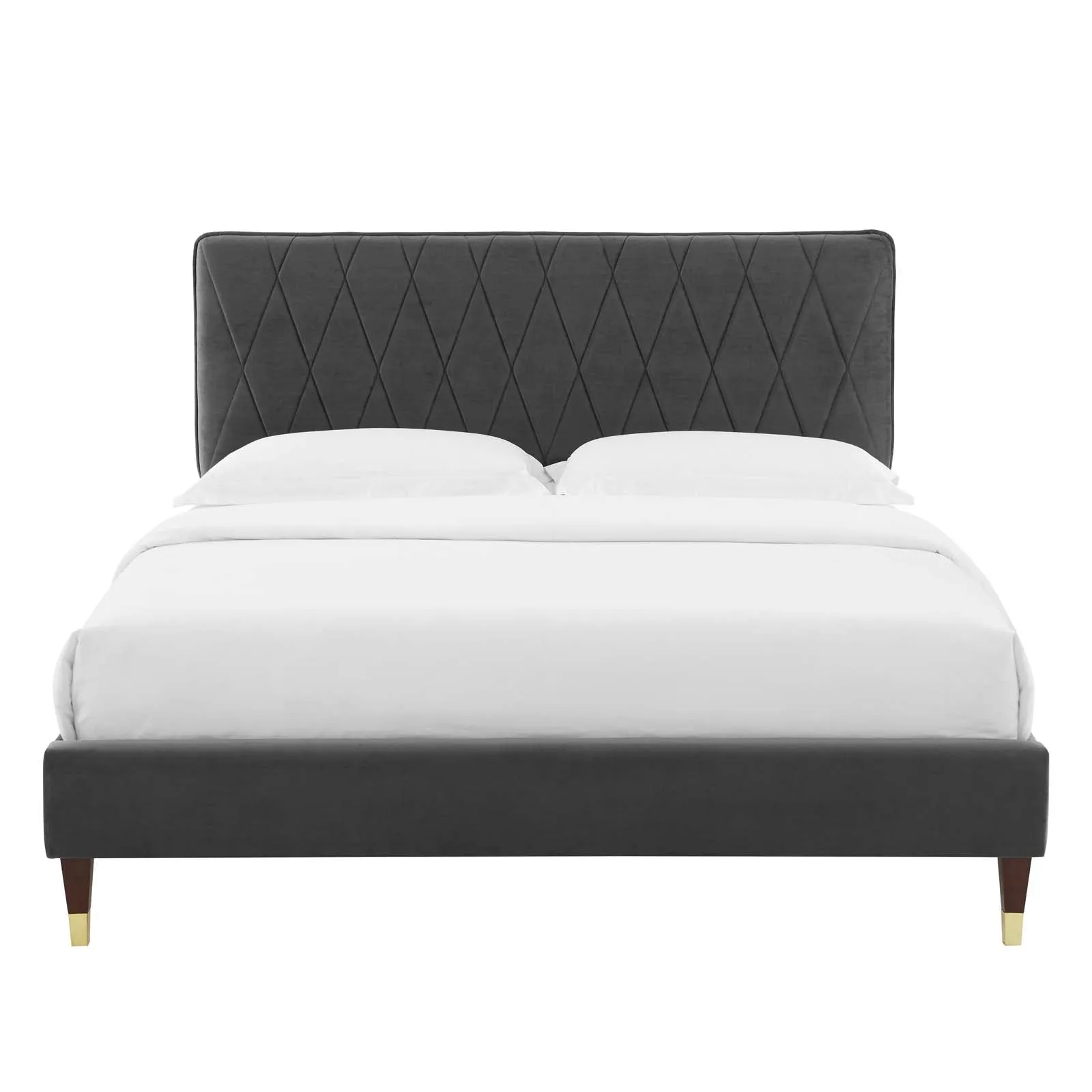 Phillipa  Performance Velvet Platform Bed