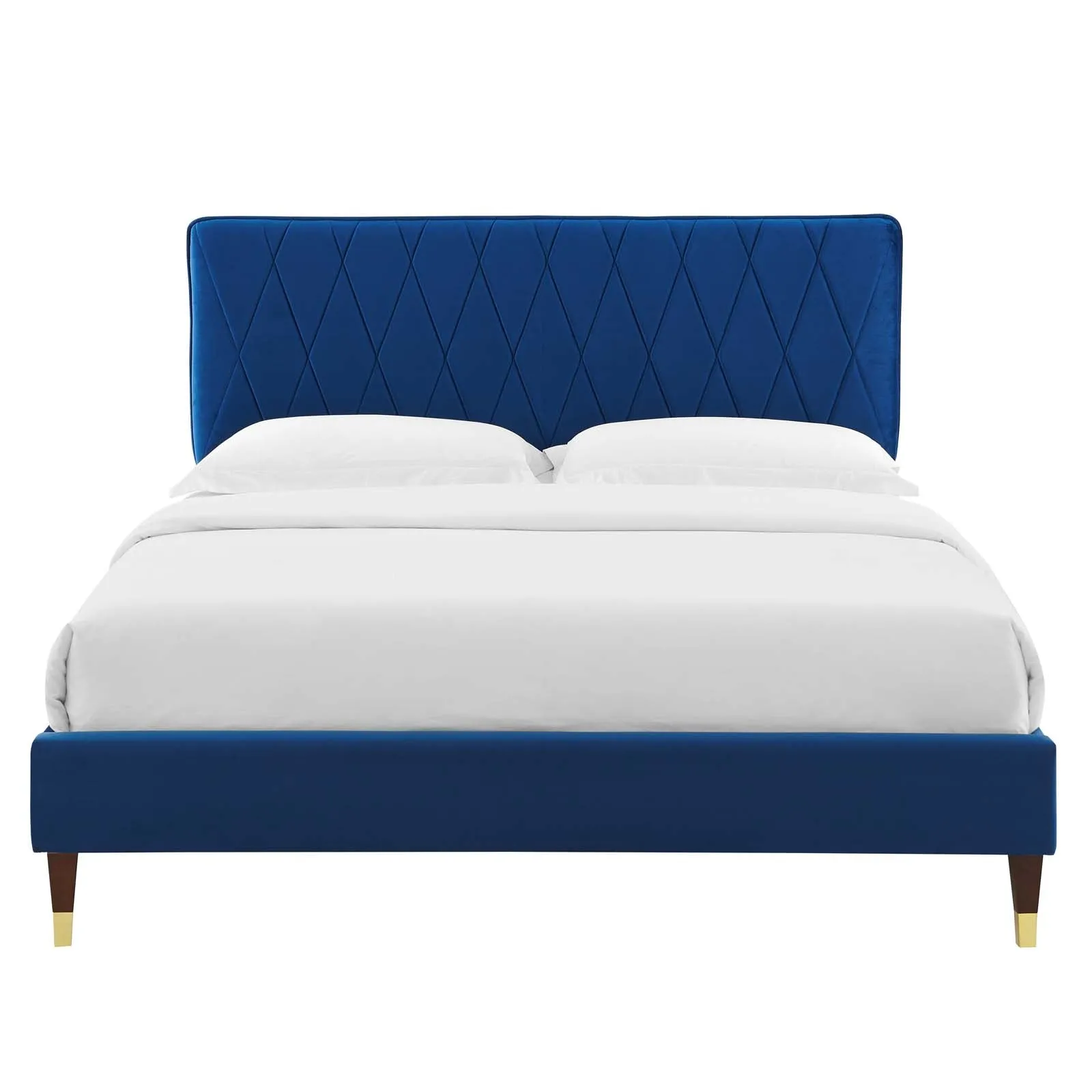 Phillipa  Performance Velvet Platform Bed