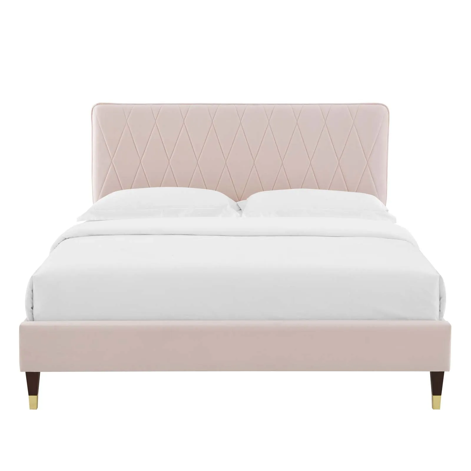 Phillipa  Performance Velvet Platform Bed