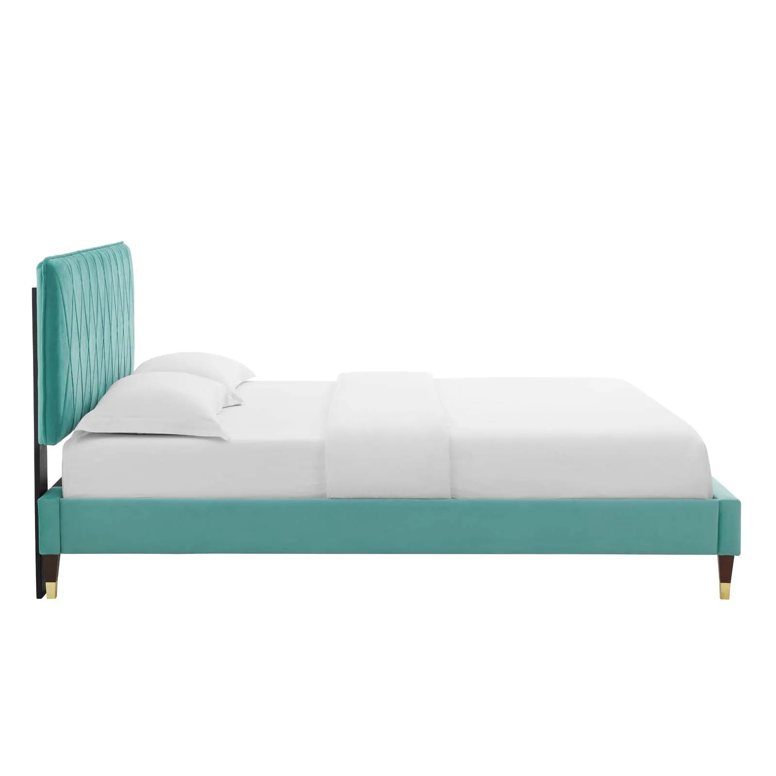 Phillipa  Performance Velvet Platform Bed