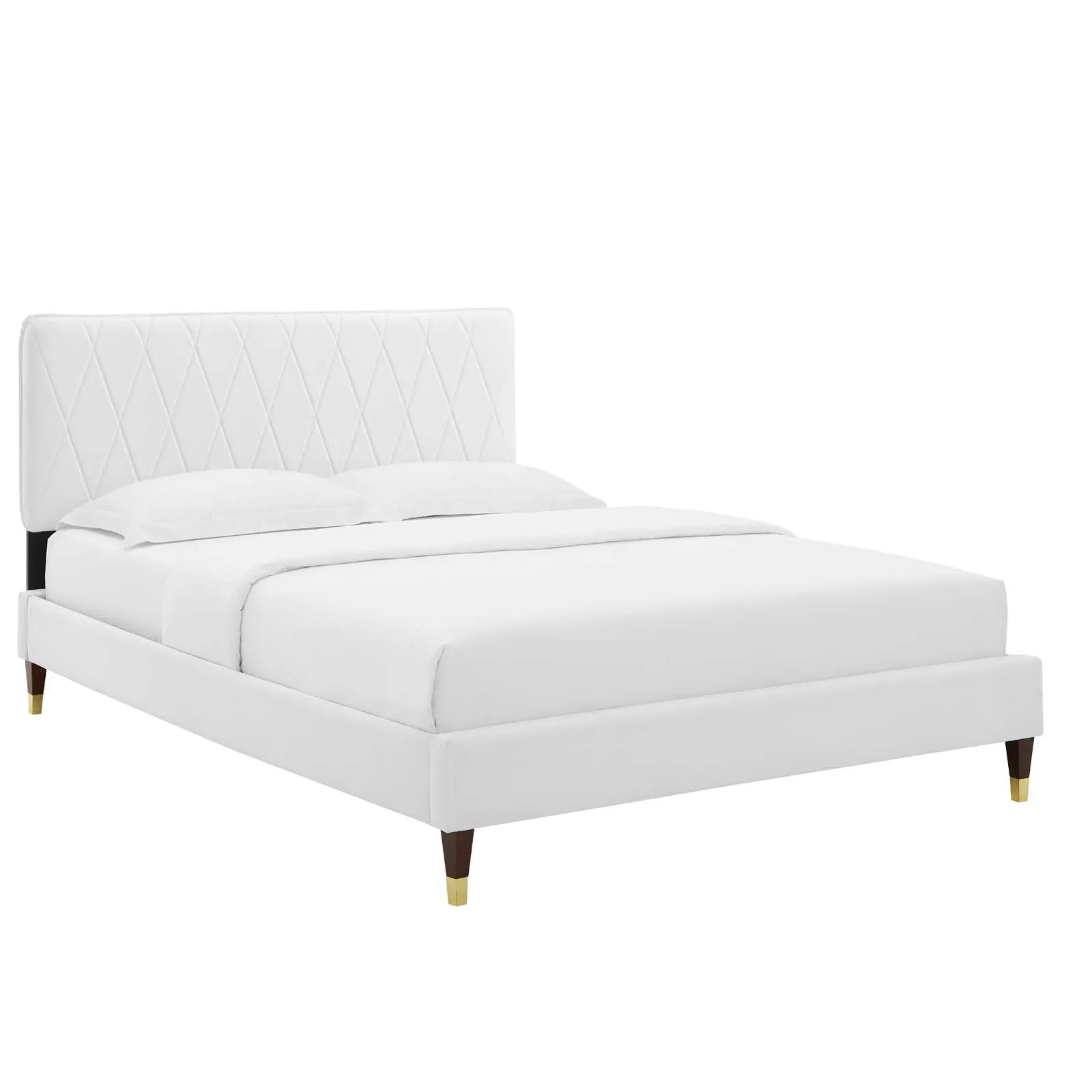 Phillipa  Performance Velvet Platform Bed