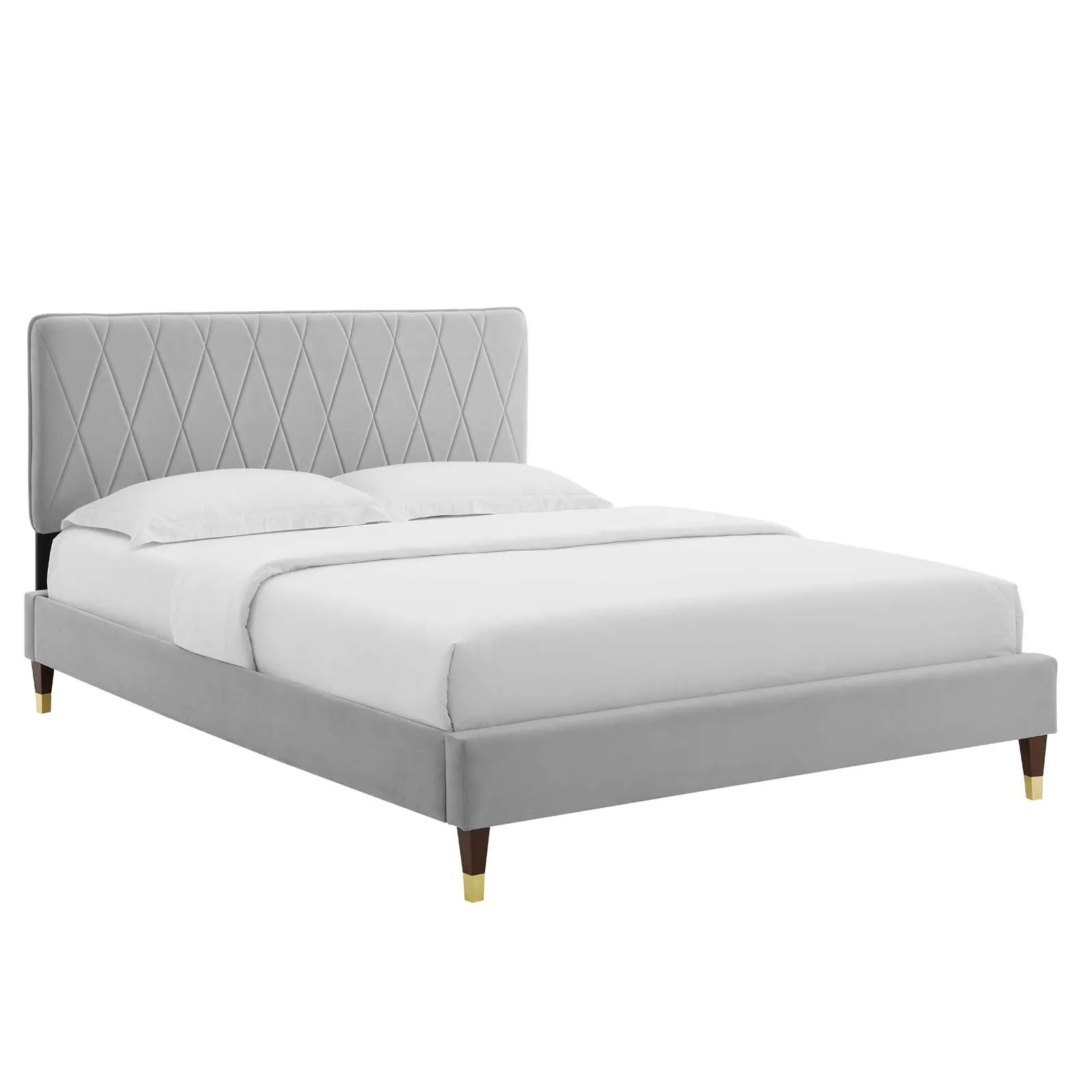 Phillipa  Performance Velvet Platform Bed