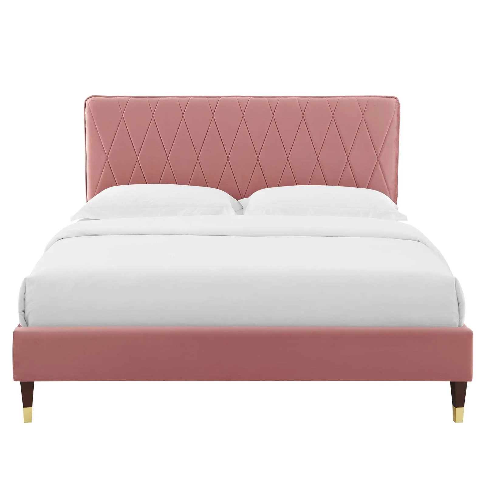 Phillipa  Performance Velvet Platform Bed