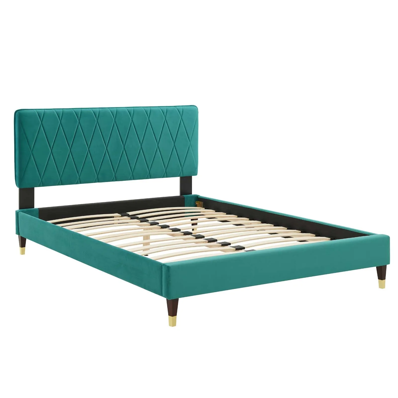 Phillipa  Performance Velvet Platform Bed