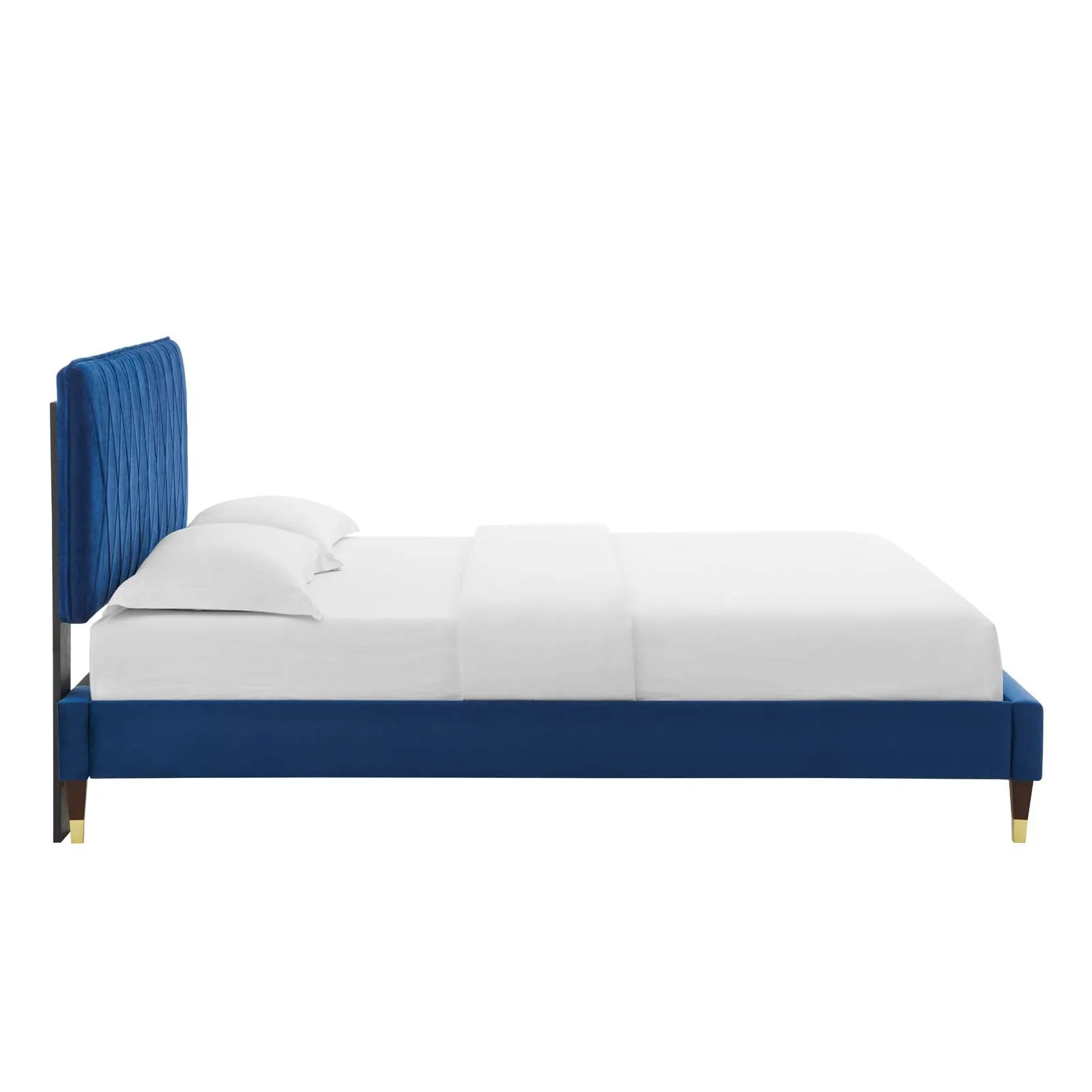 Phillipa  Performance Velvet Platform Bed