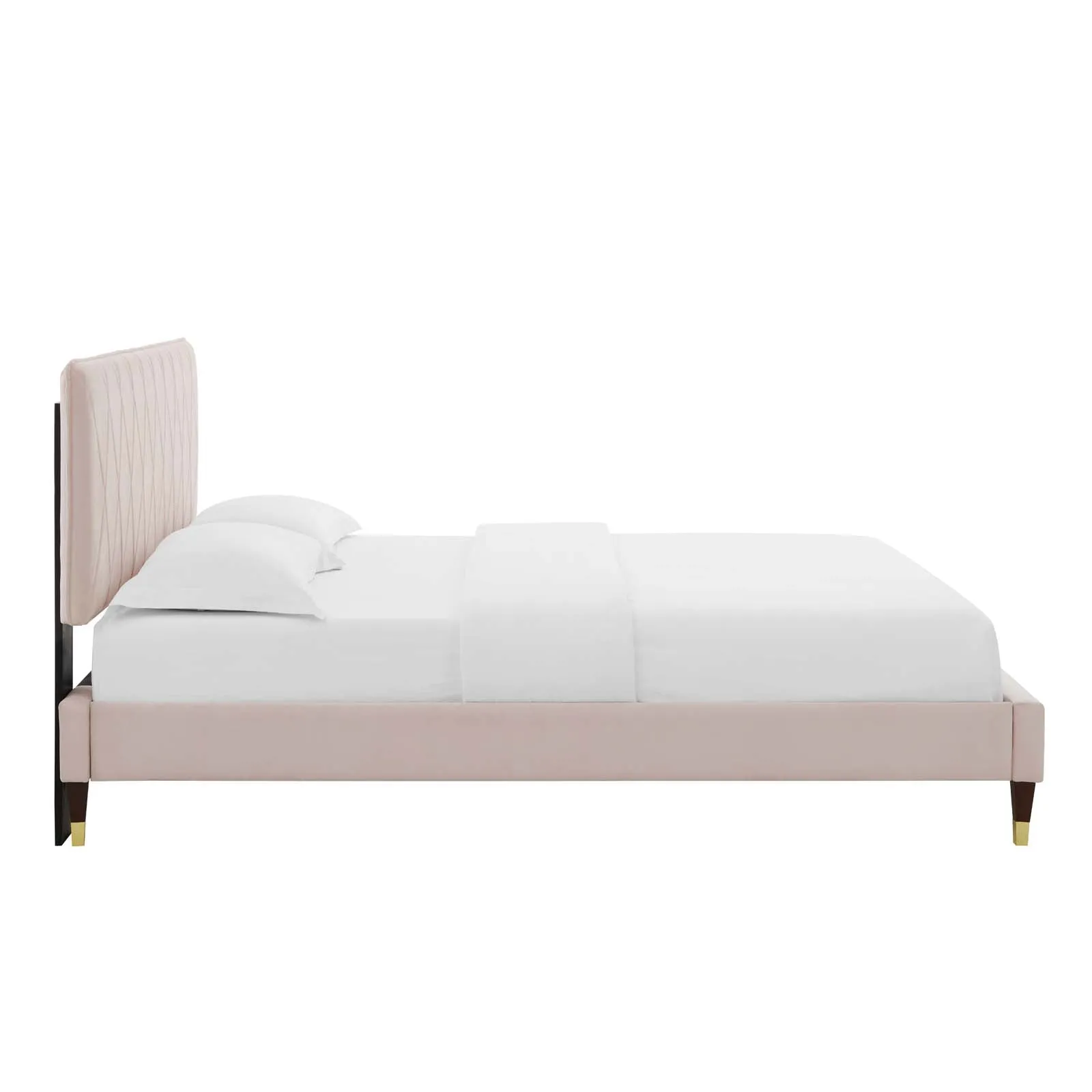 Phillipa  Performance Velvet Platform Bed