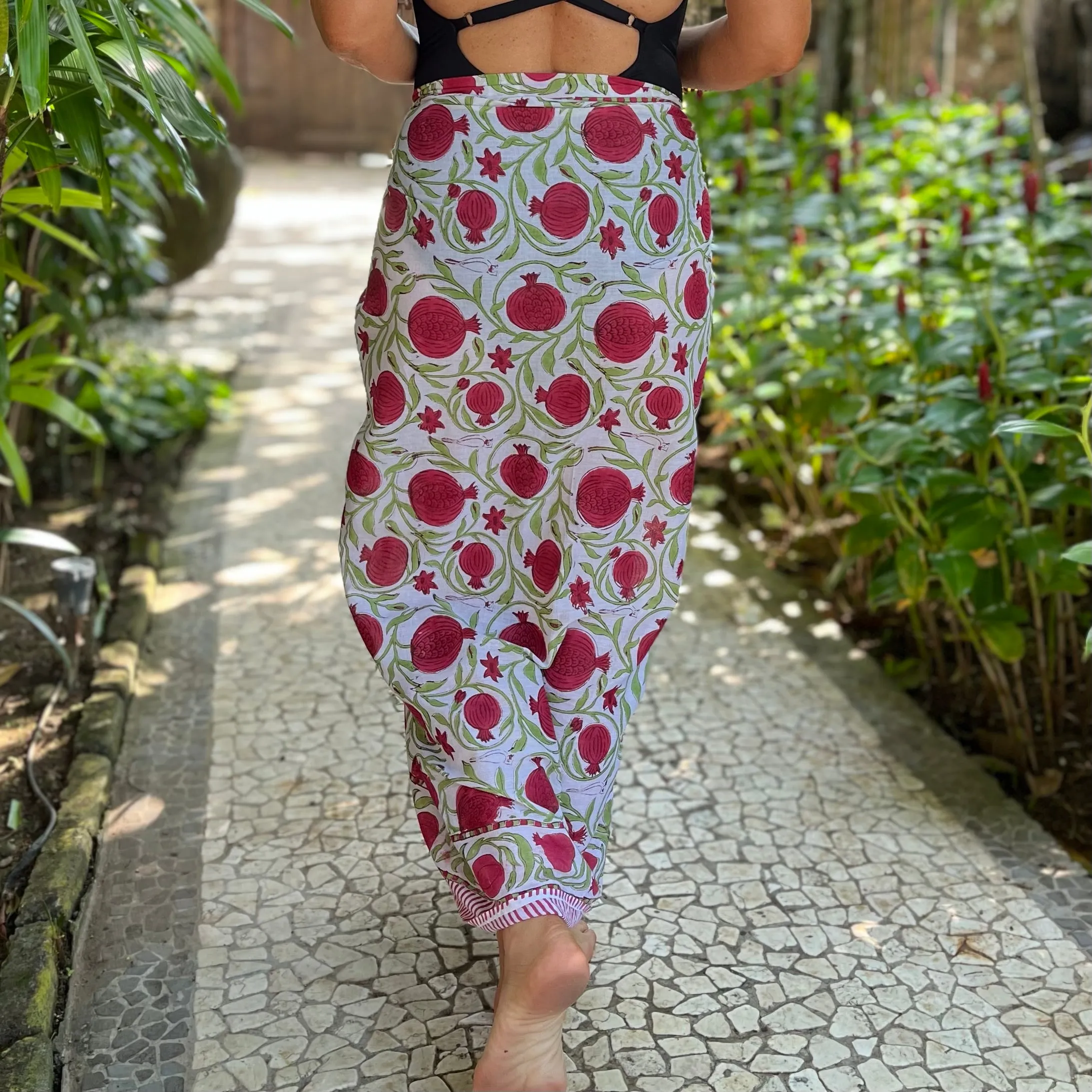 Pomegranate Cotton Sarong